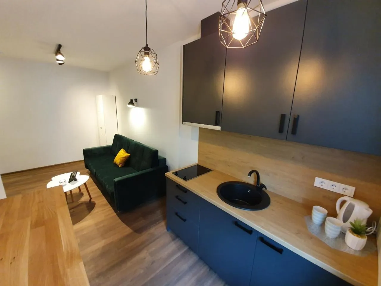 Kitchen or kitchenette in Oak house apartments