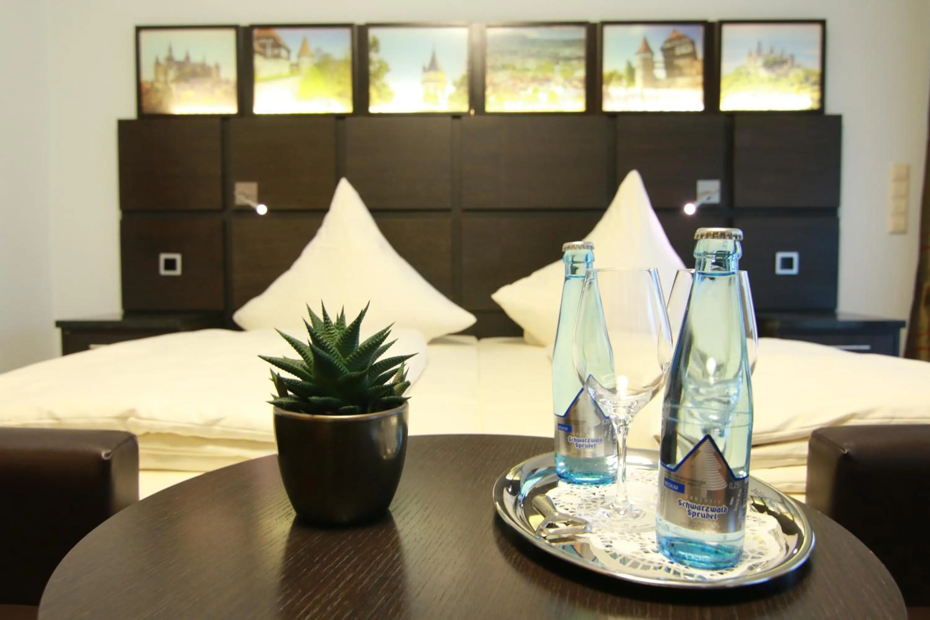 Photo of the whole room, Bed in Hotel-Restaurant Pfeffermühle Balingen