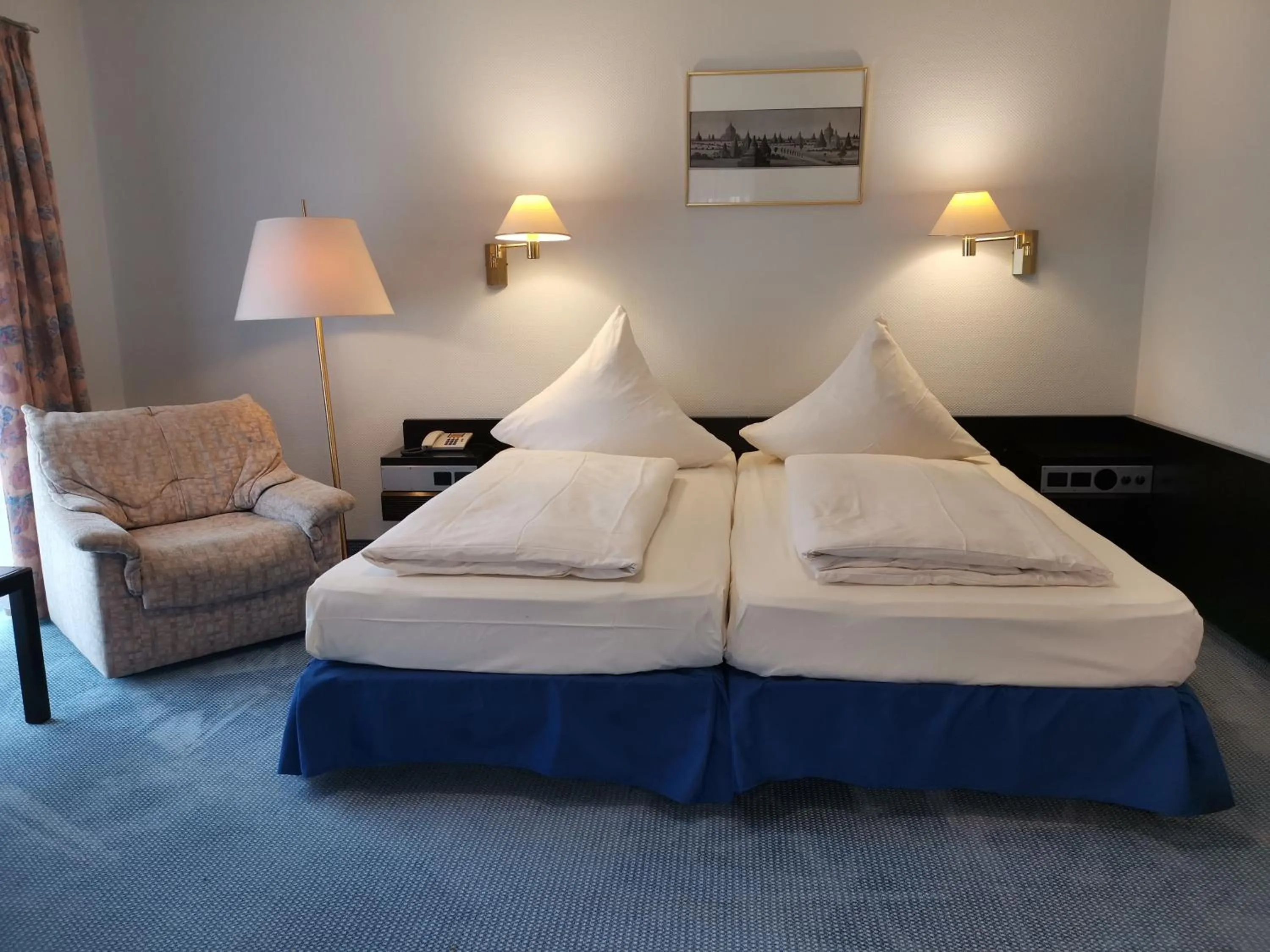 Photo of the whole room, Bed in Hotel-Restaurant Pfeffermühle Balingen