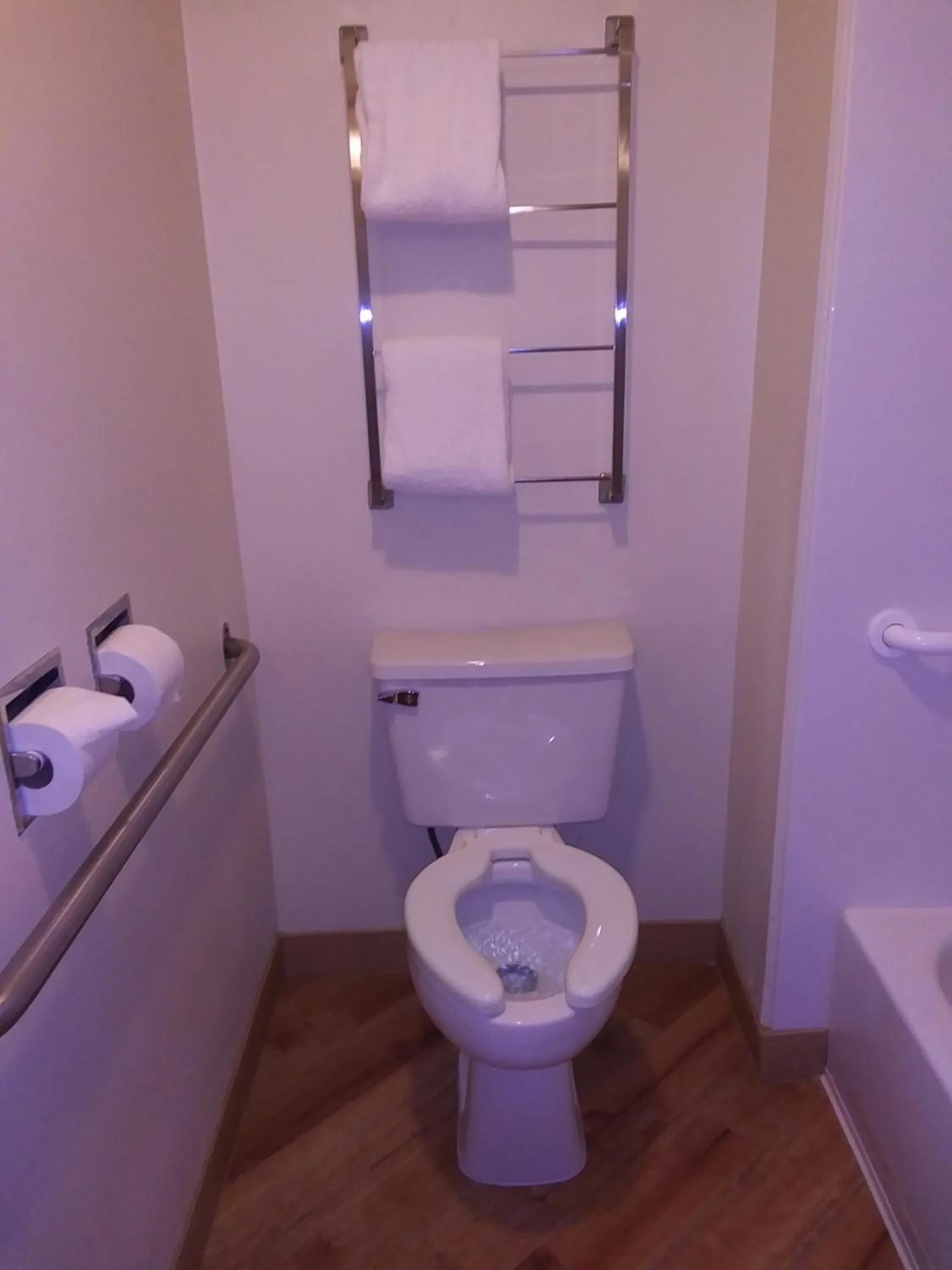 Bathroom in Travelodge by Wyndham Columbus State University