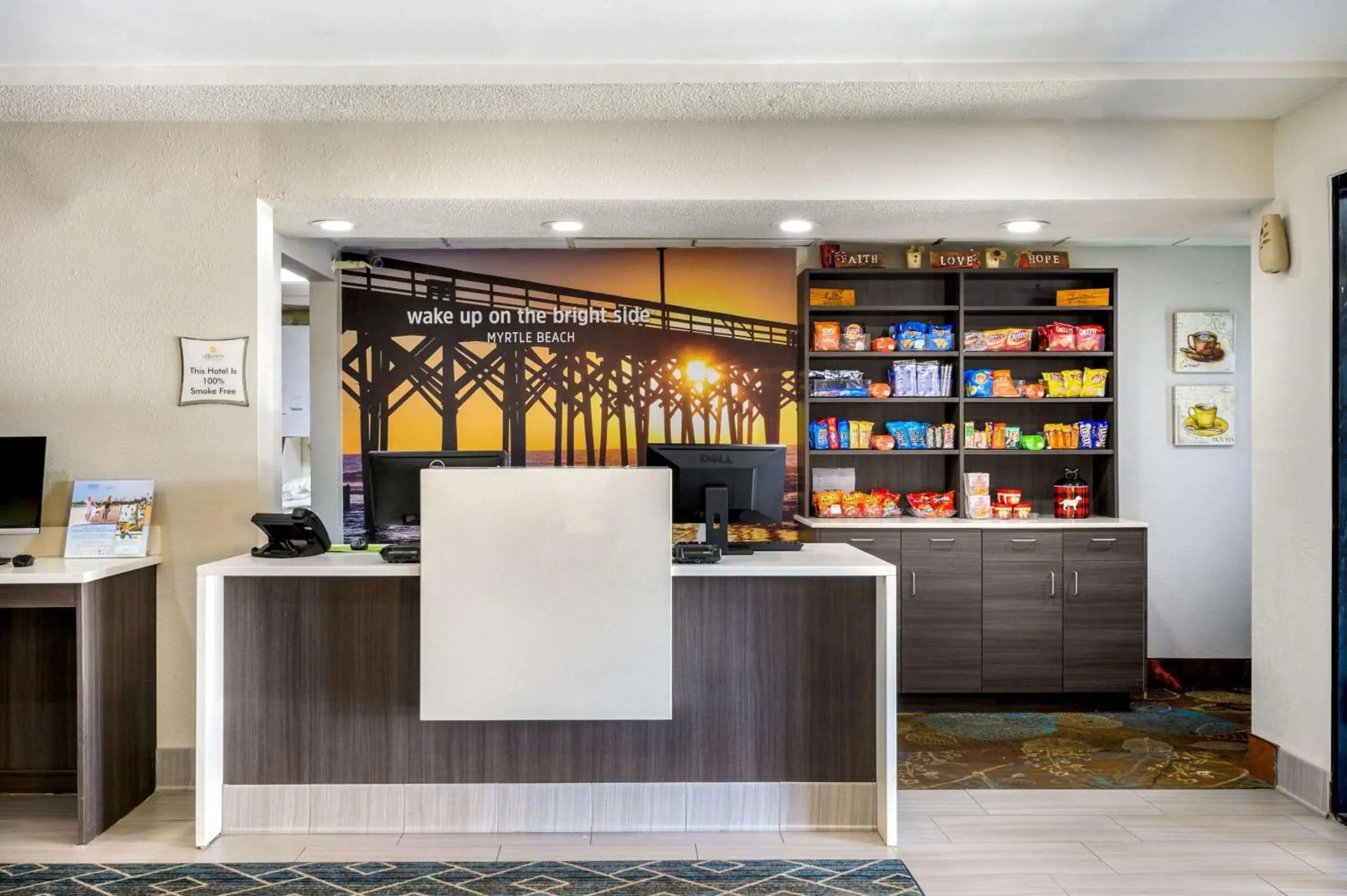 Lobby or reception in La Quinta Inn by Wyndham North Myrtle Beach Lobby or reception in La Quinta Inn by Wyndham North Myrtle Beach