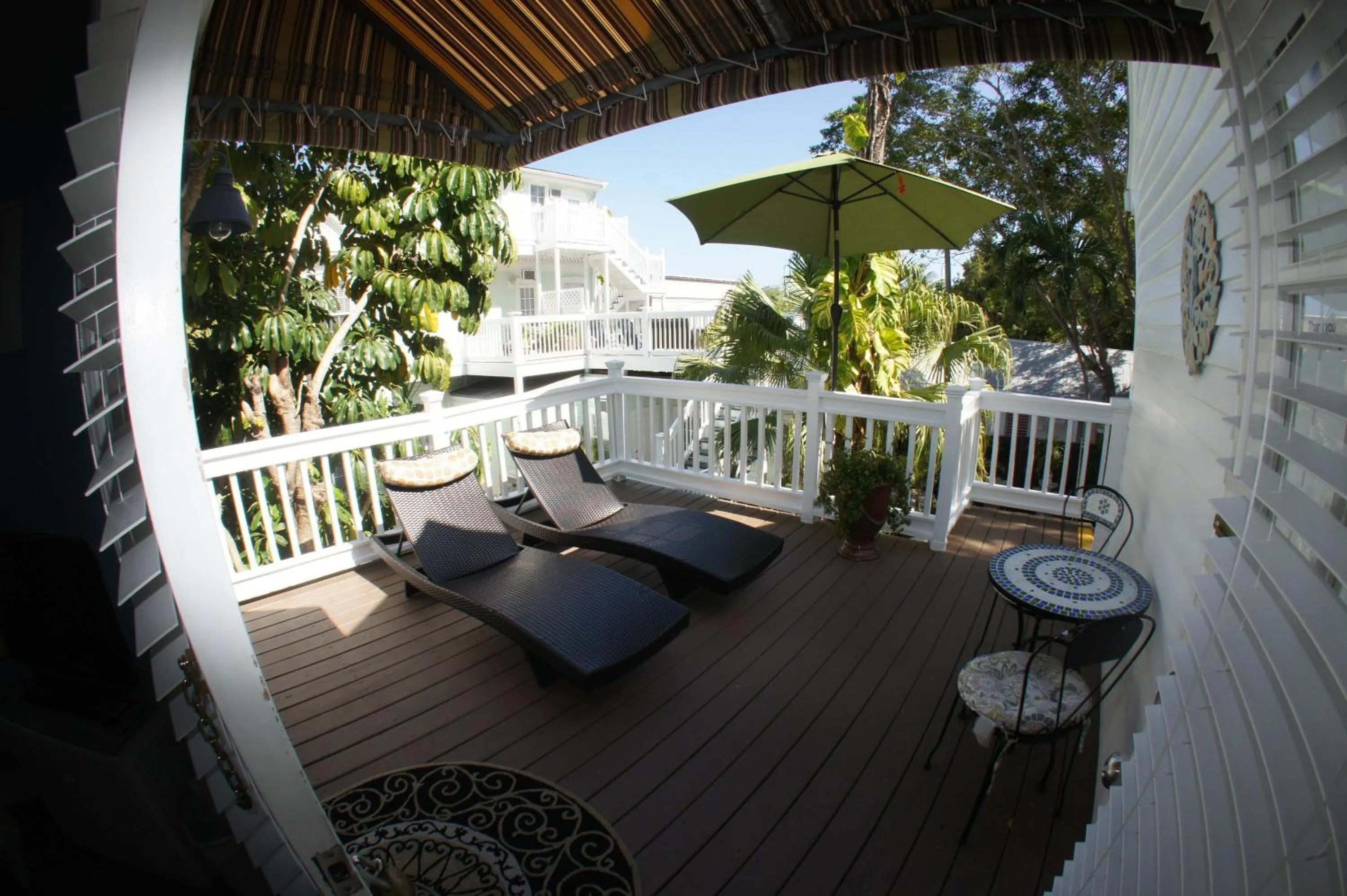 Patio in Seascape Tropical Inn