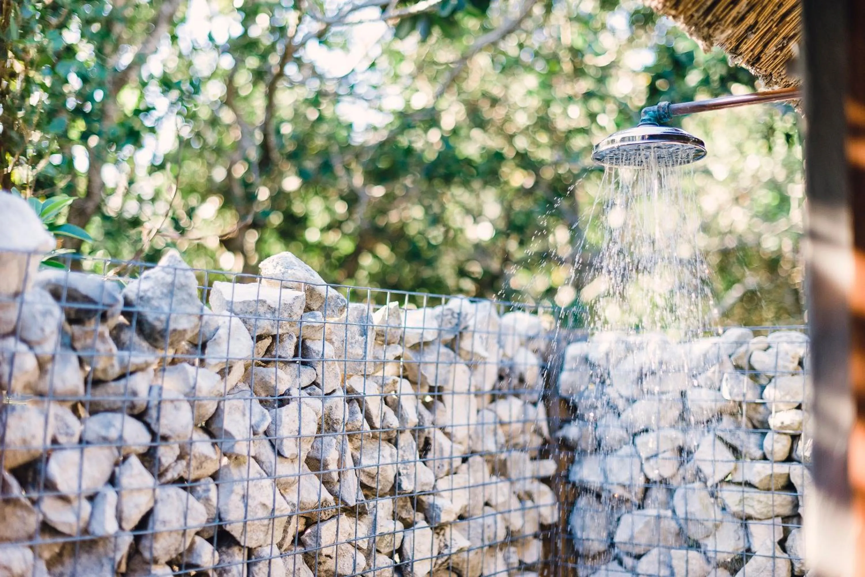 Shower in Mosaic Lagoon Lodge