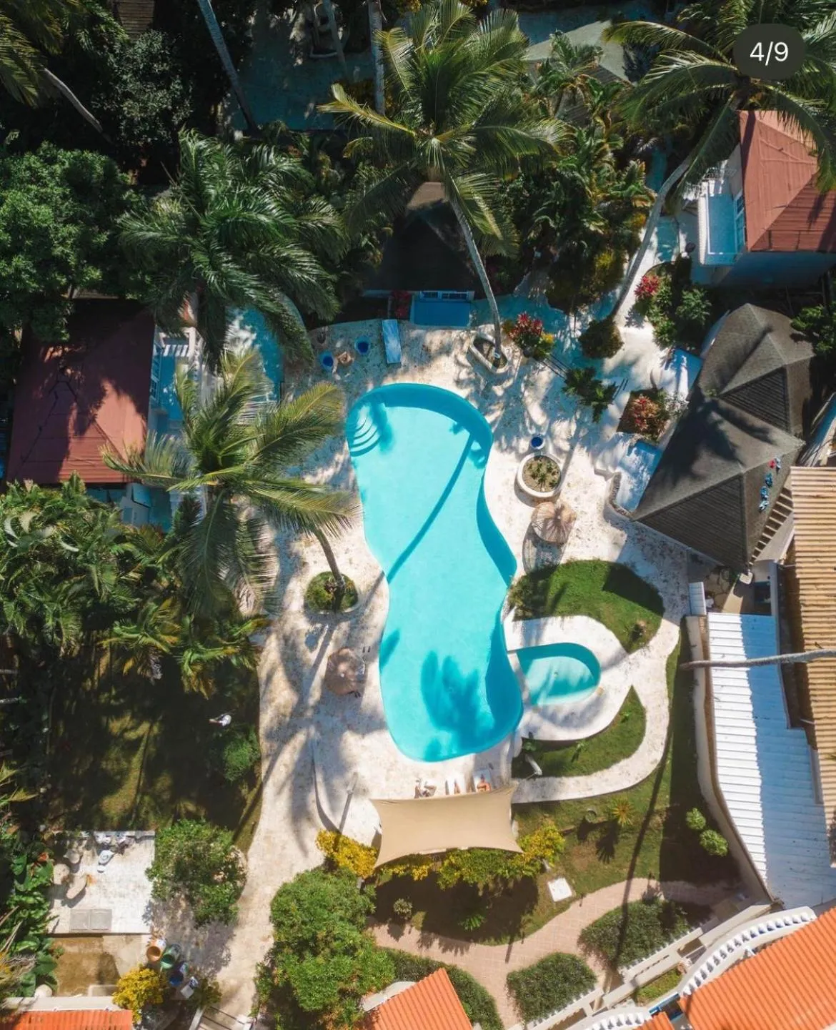 Pool view in El Kaoba