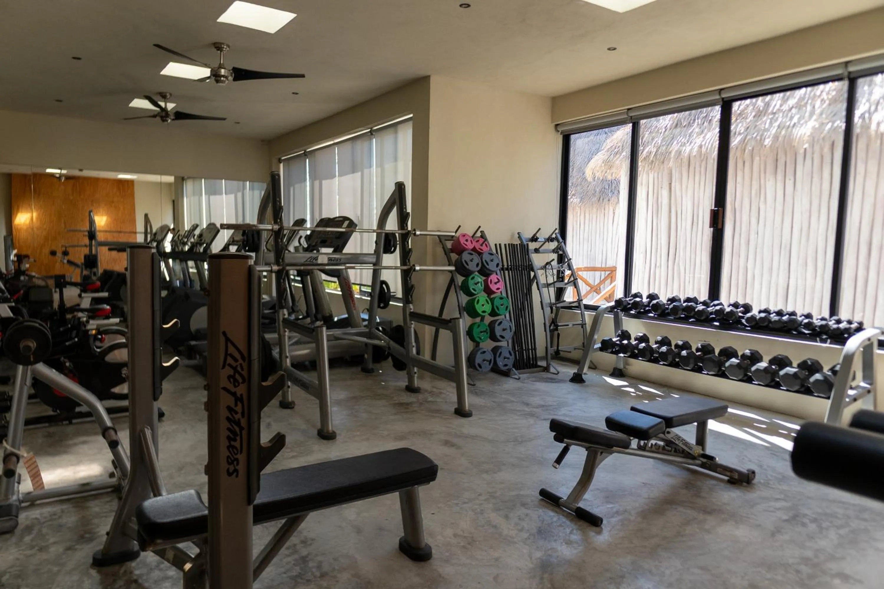 Fitness centre/facilities in Aldea Kuká, Luxury Eco Boutique Hotel