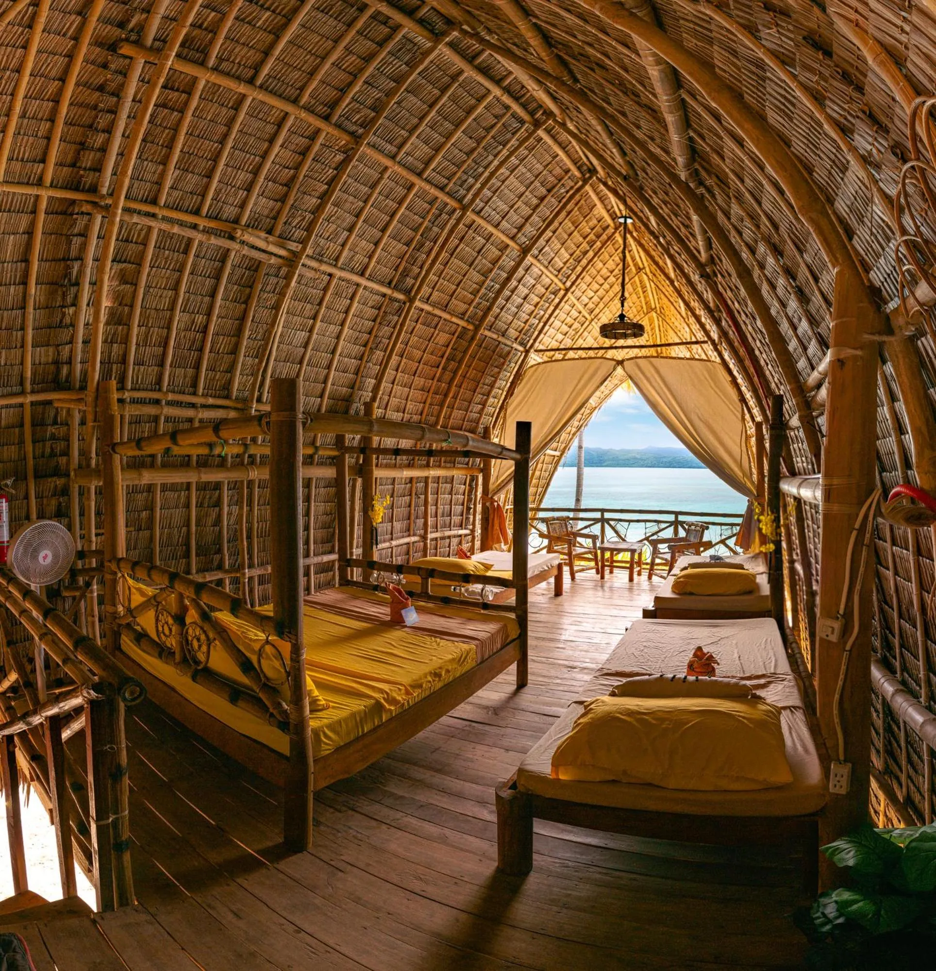 XL Bamboo Hut with Sea View  in Isla - The Island Experience