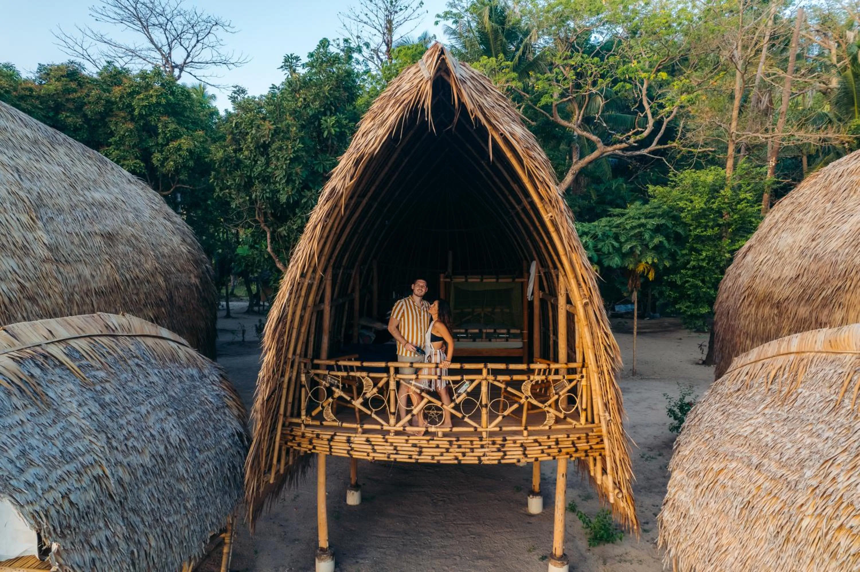 XL Bamboo Hut with Sea View  in Isla - The Island Experience