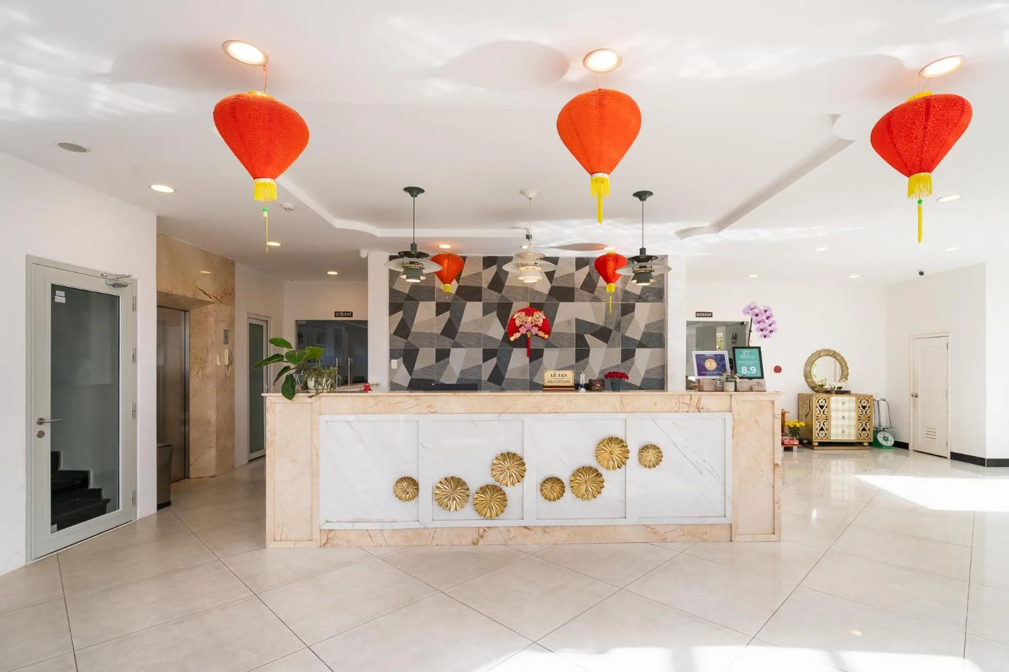 Lobby or reception in Saigon's Book Da Lat Hotel