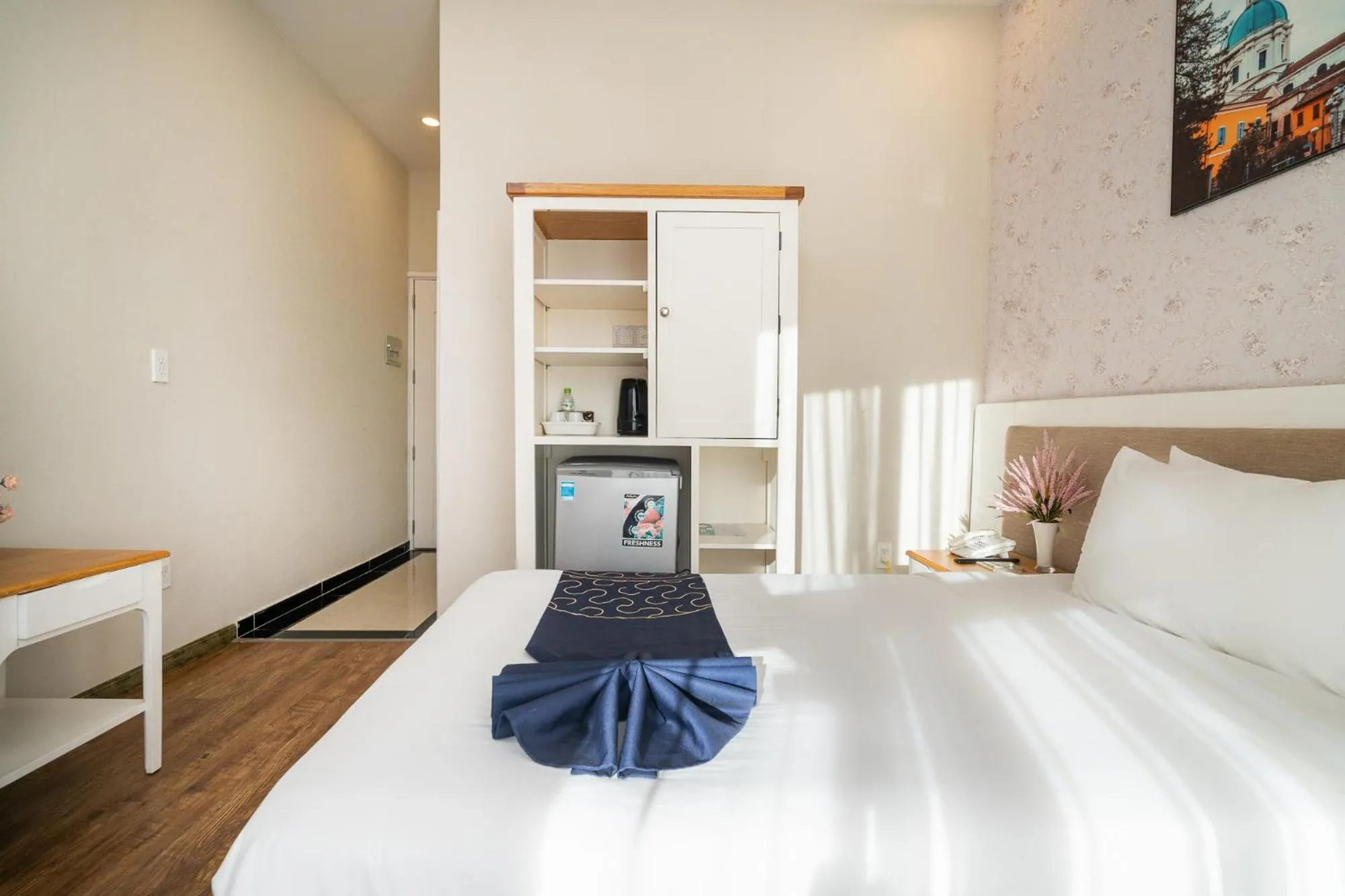 Bed in Saigon's Book Da Lat Hotel