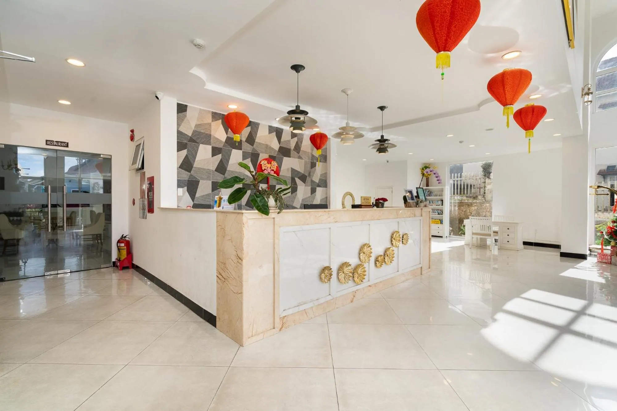 Lobby or reception in Saigon's Book Da Lat Hotel