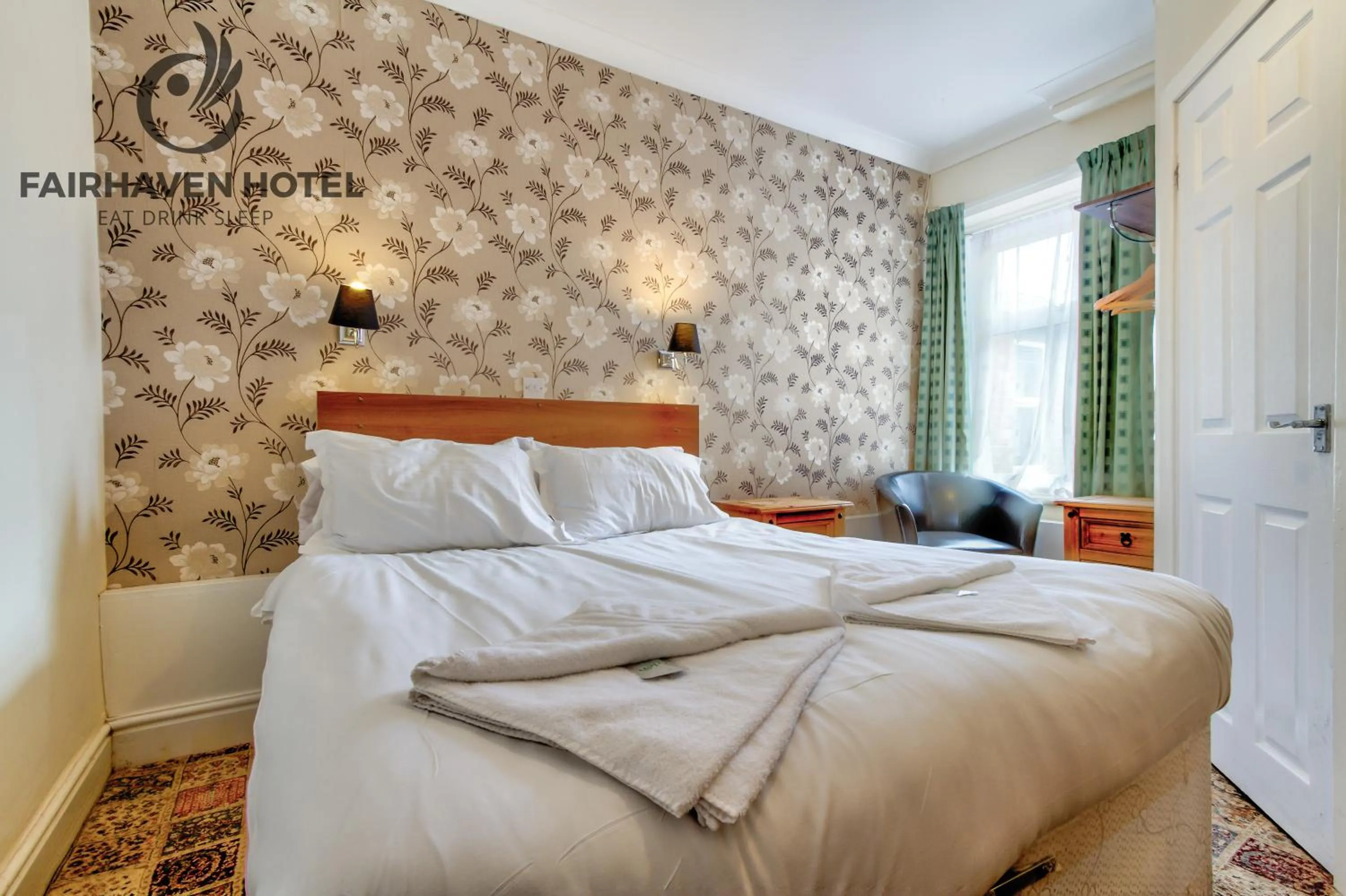 Bed in Fairhaven Hotel