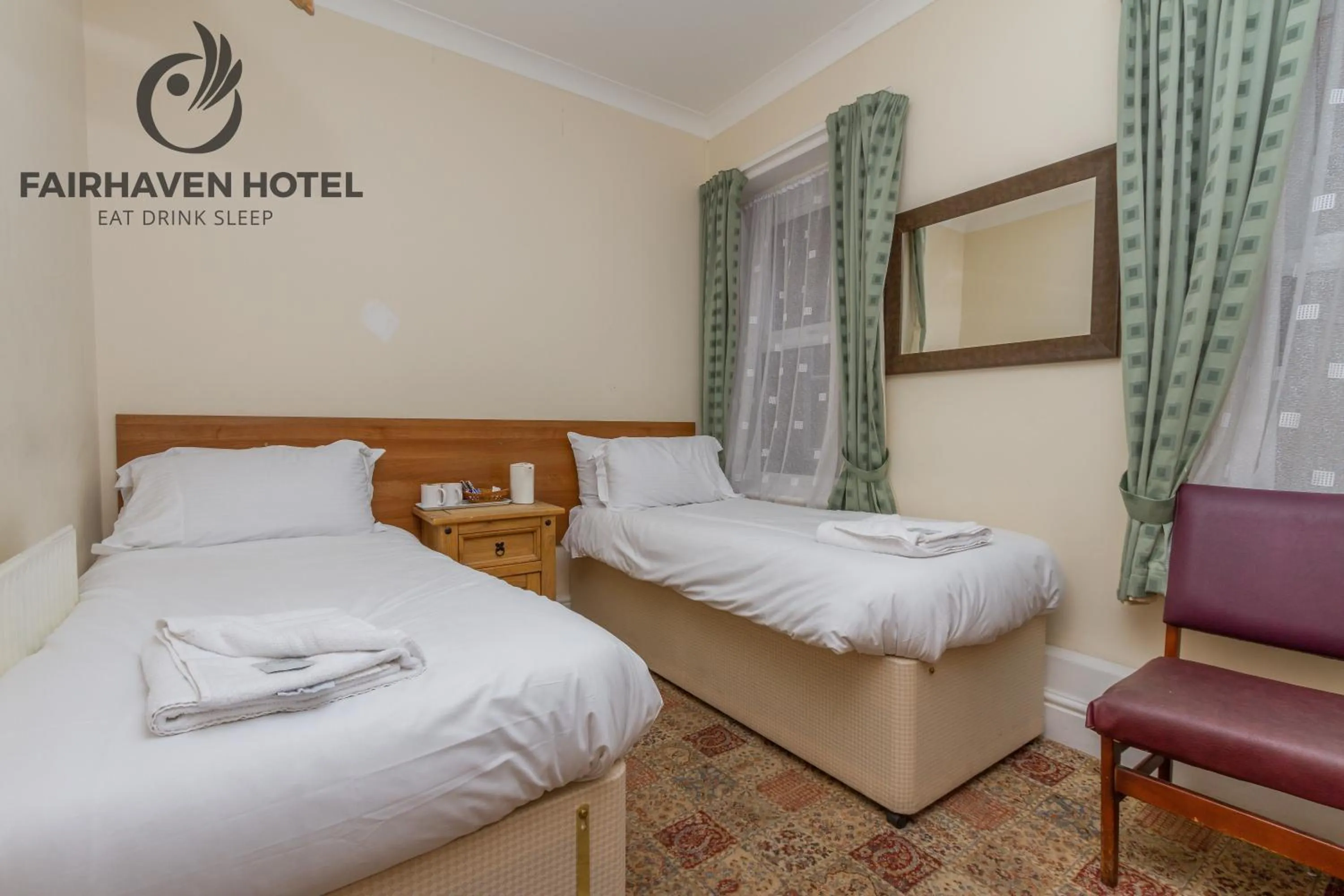 Bed in Fairhaven Hotel