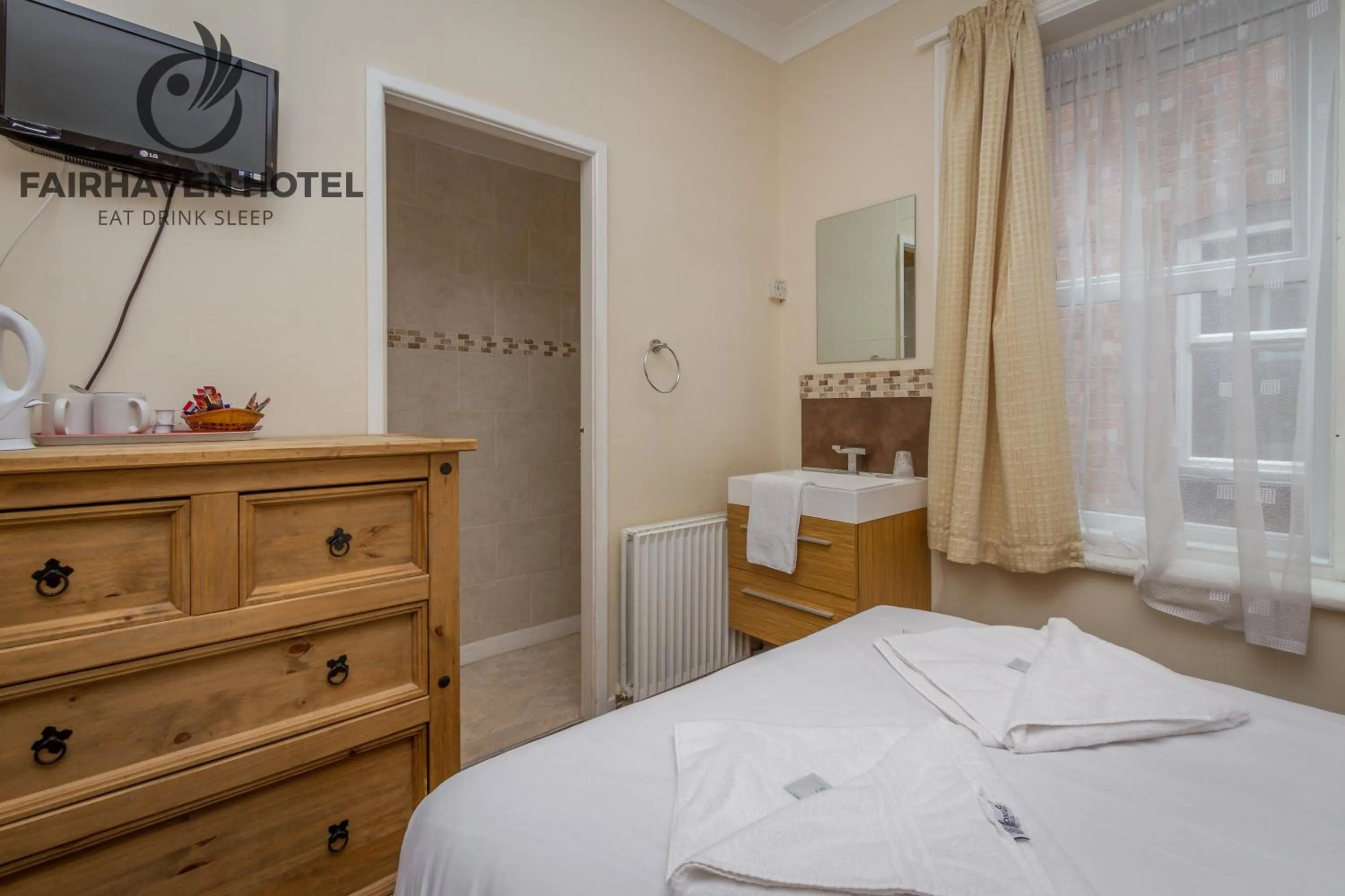 Bed in Fairhaven Hotel