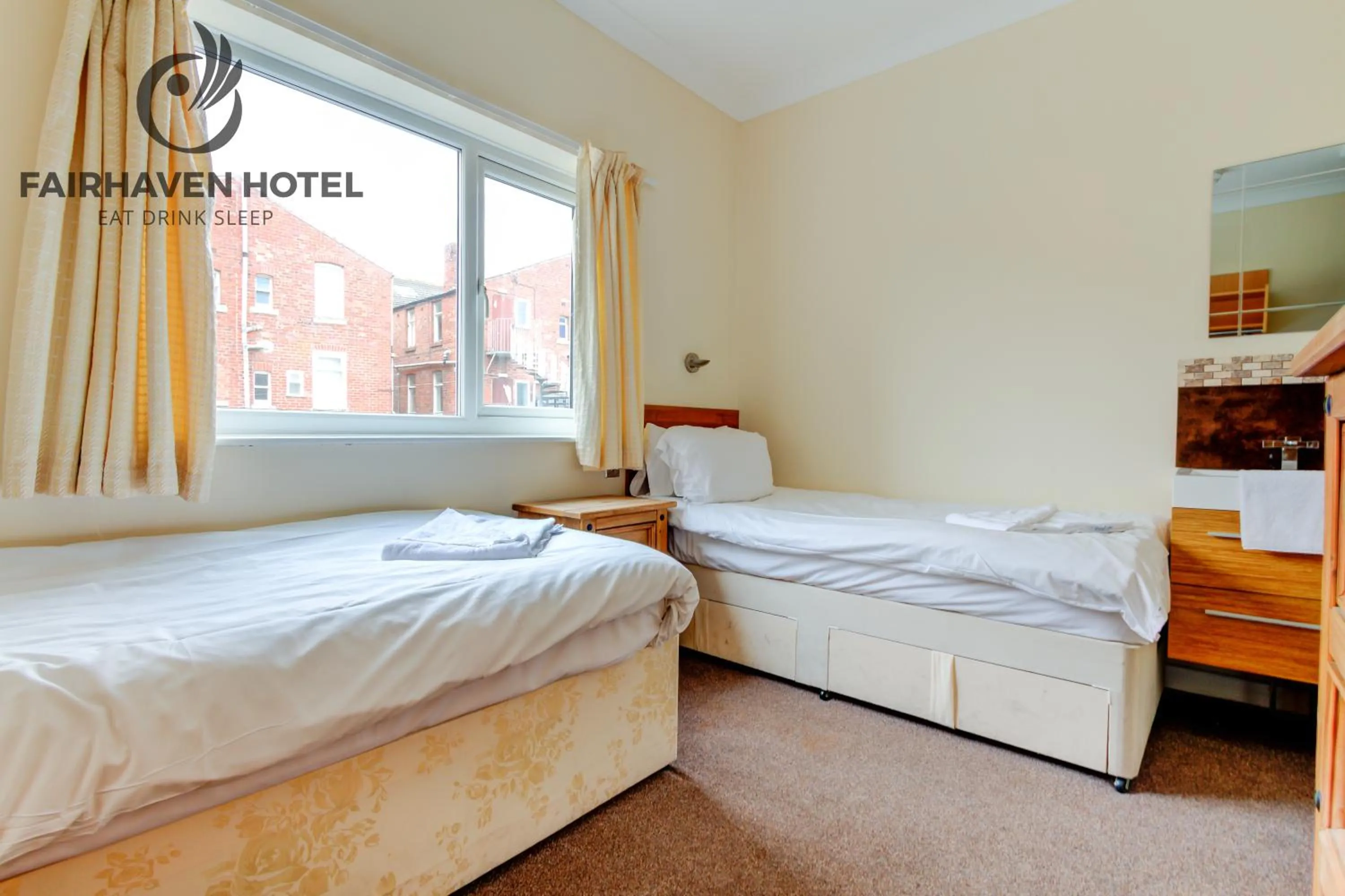 Bed in Fairhaven Hotel