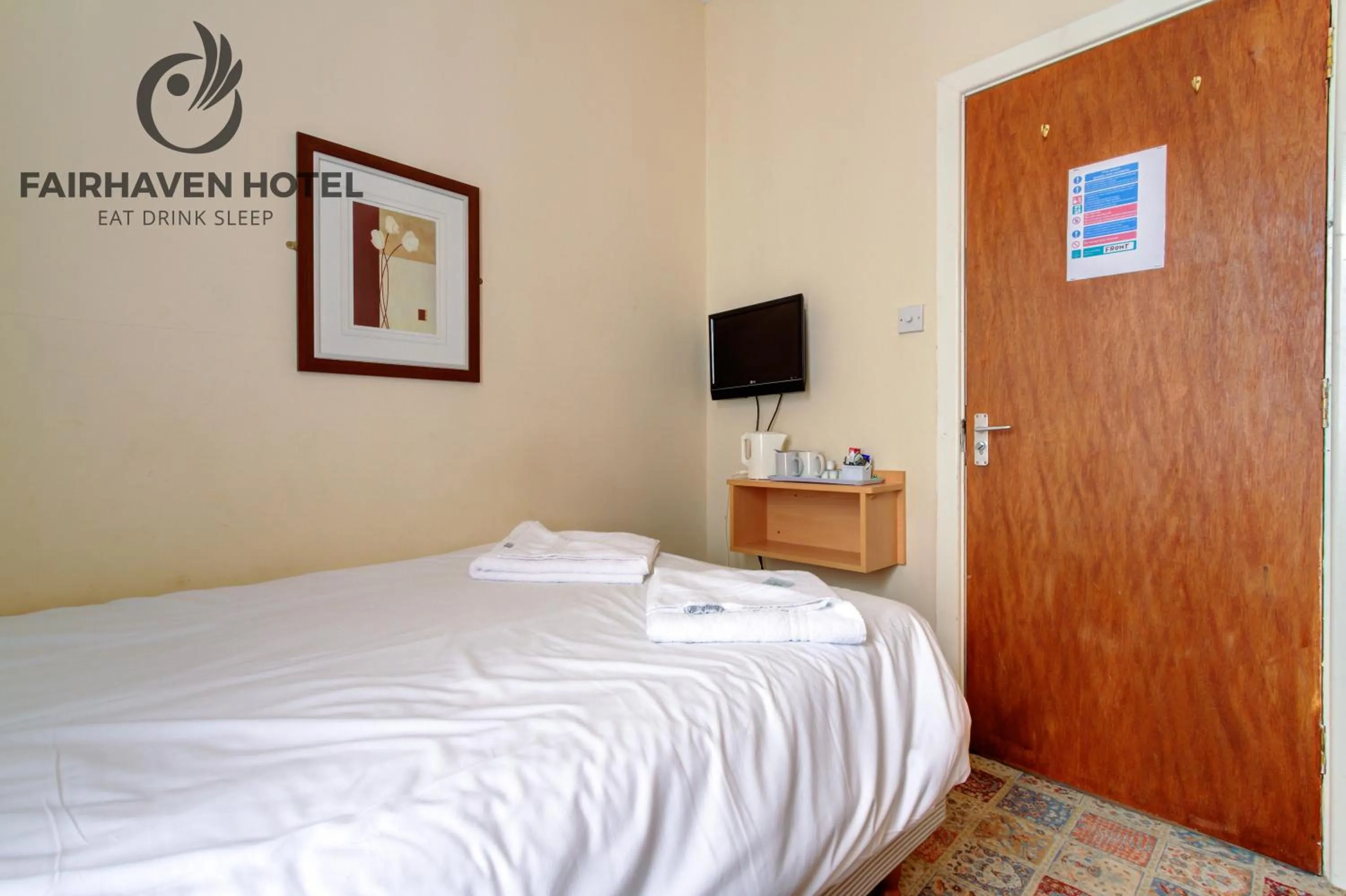 Bed in Fairhaven Hotel