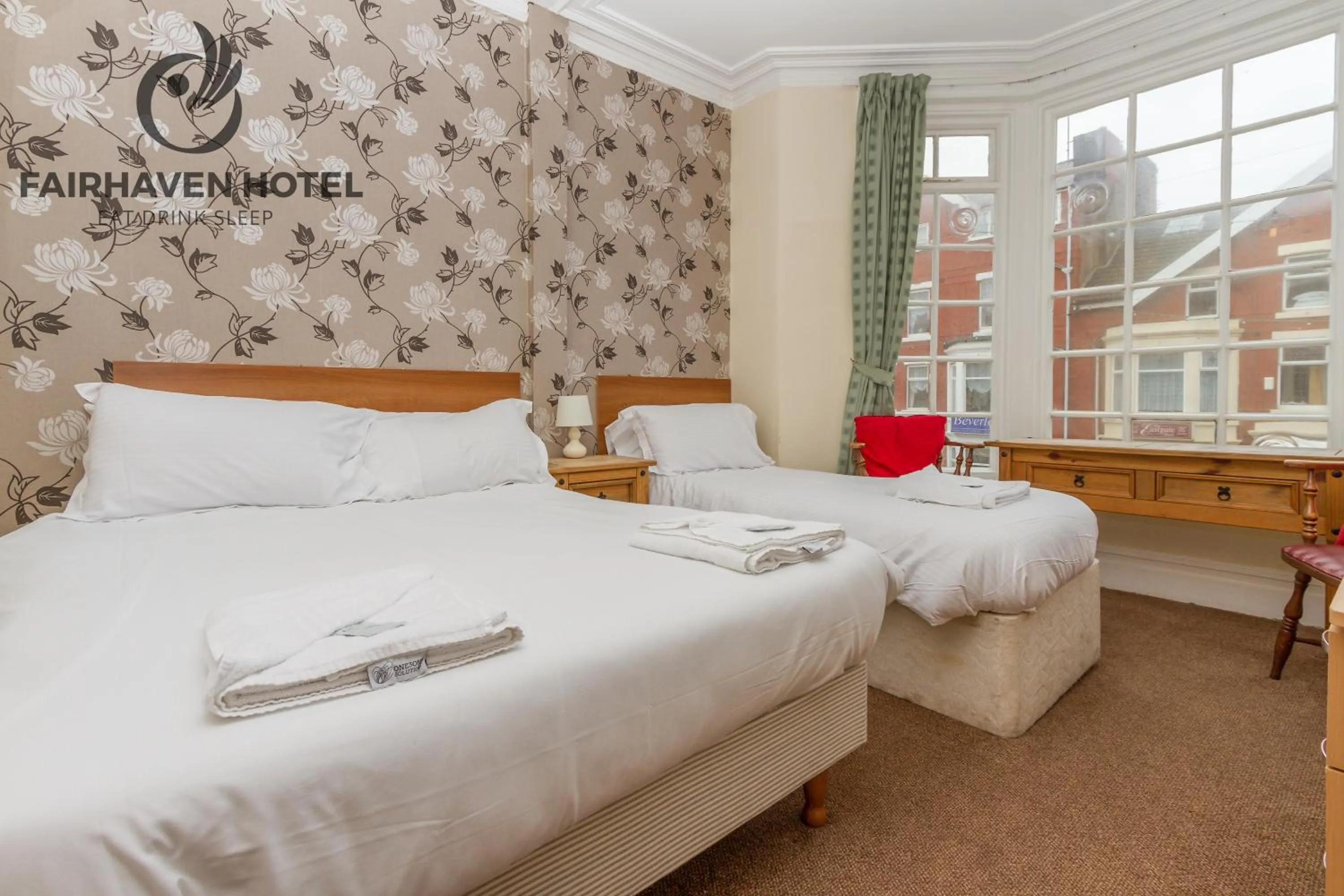 Bed in Fairhaven Hotel