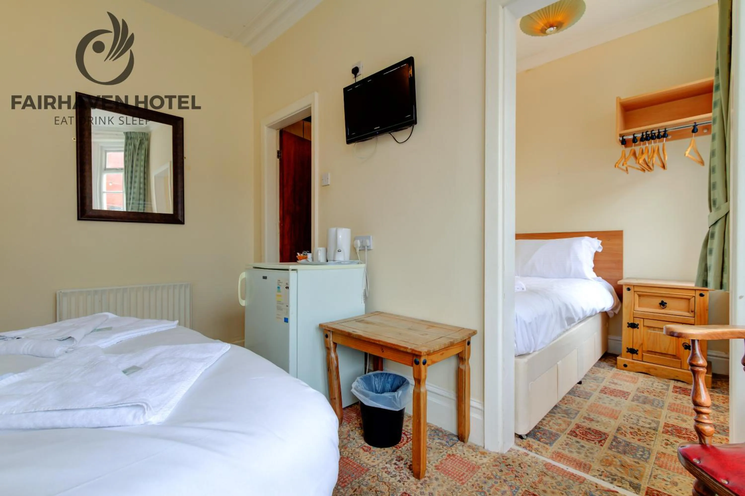 Bed in Fairhaven Hotel