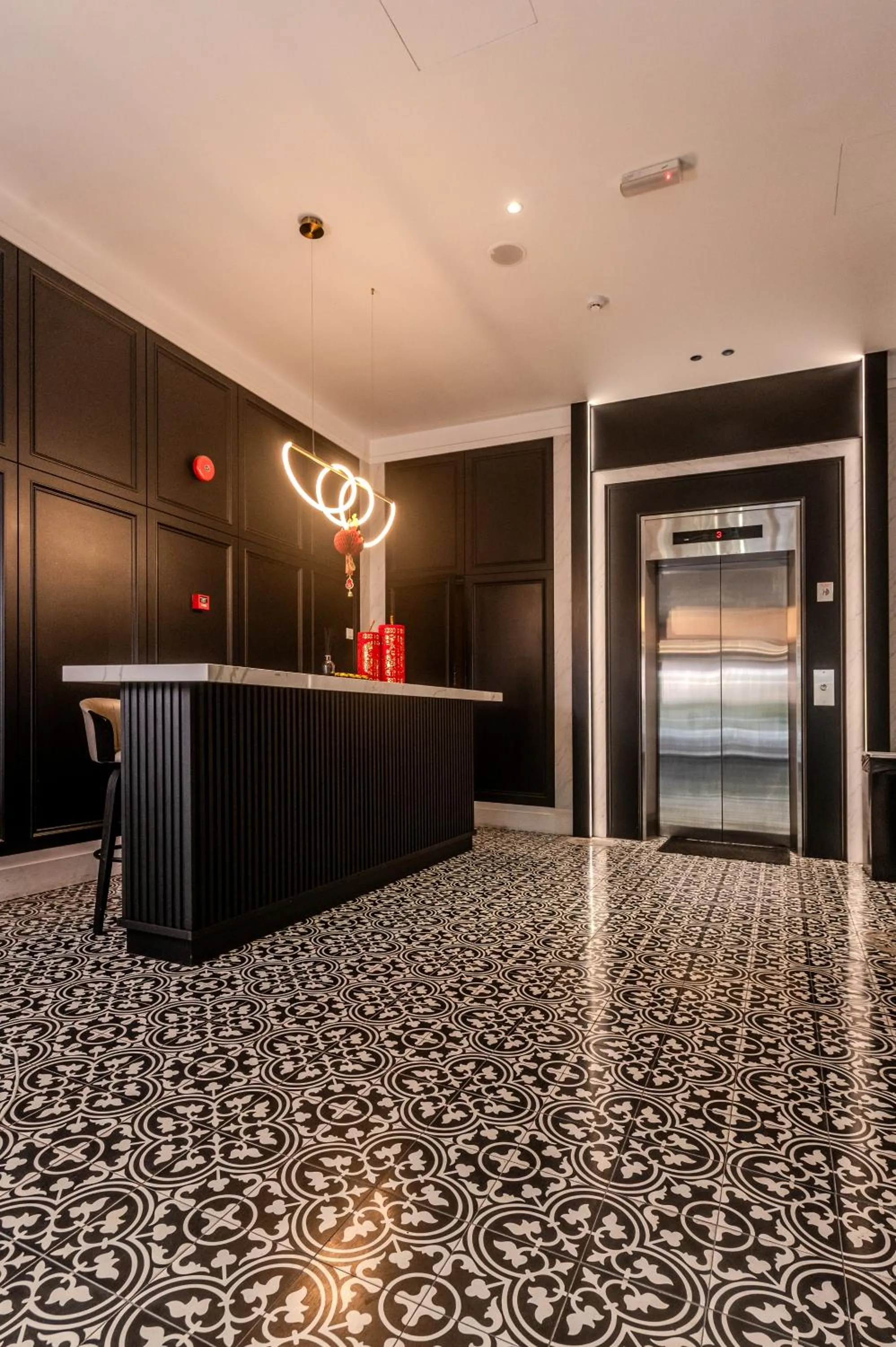 Lobby or reception in O&G Hotel Parit Buntar