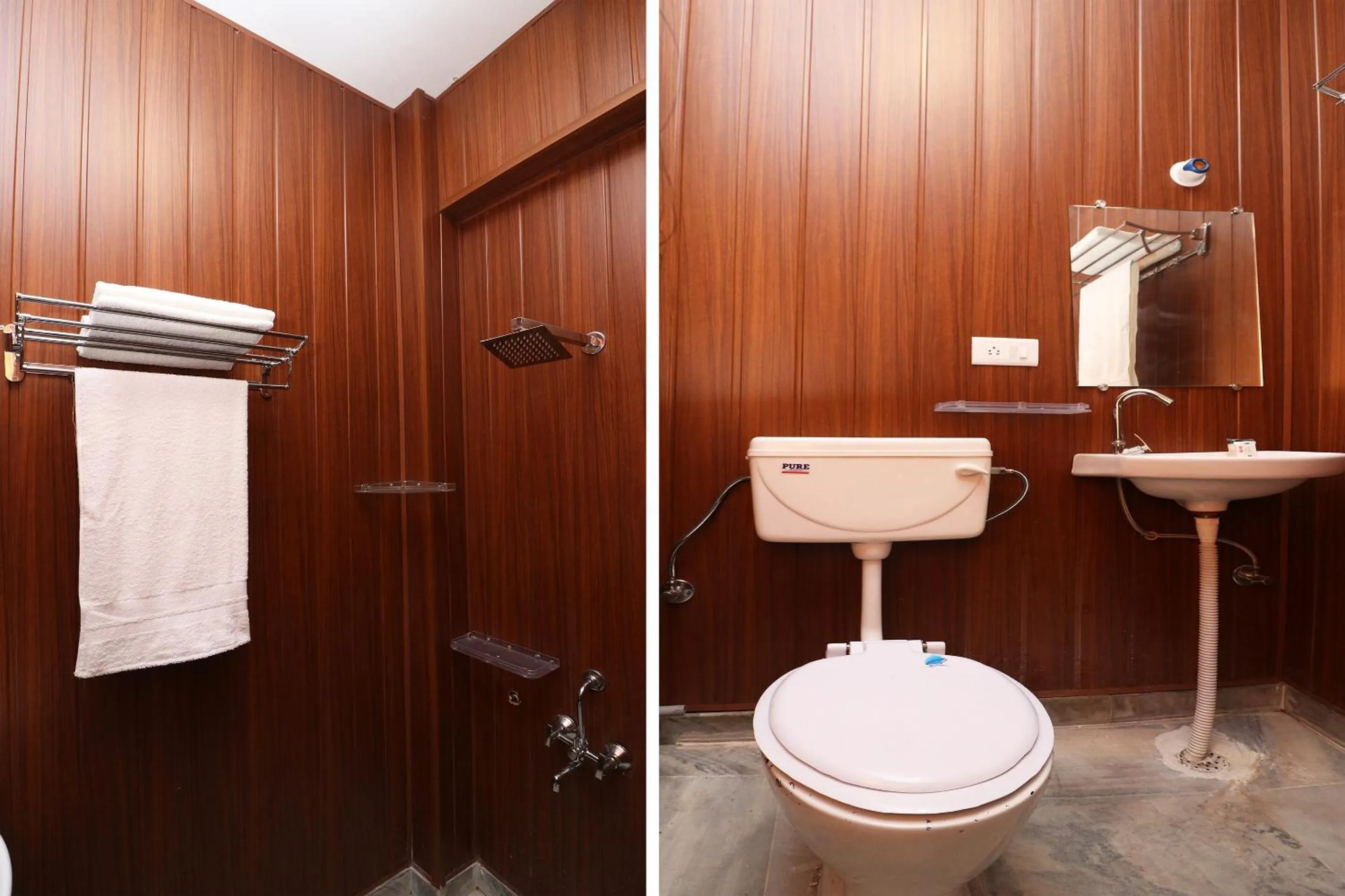 Bathroom in Hotel O Meerut International