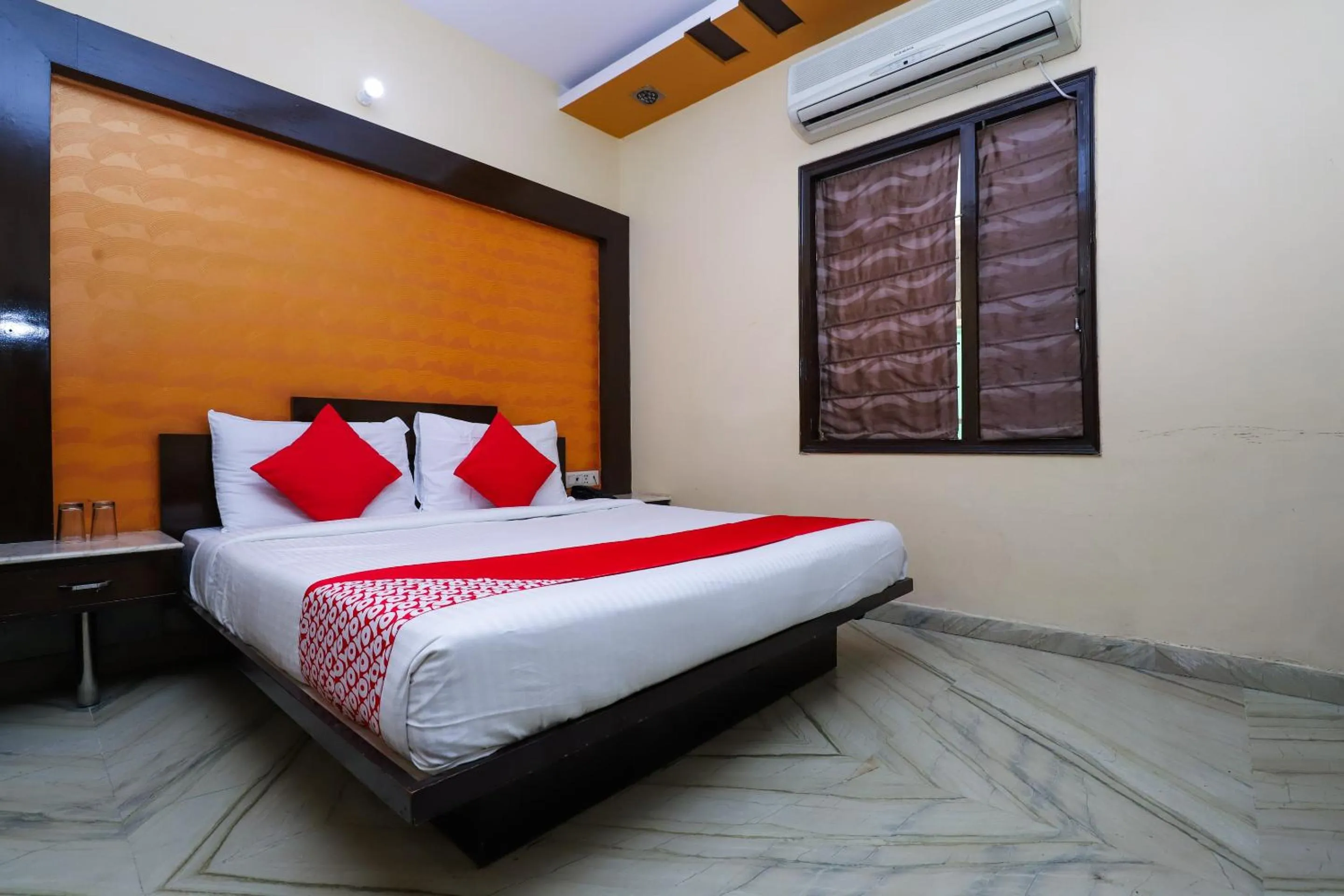 Bedroom, Bed in Hotel O J P Inn Near Patel Nagar Metro Station