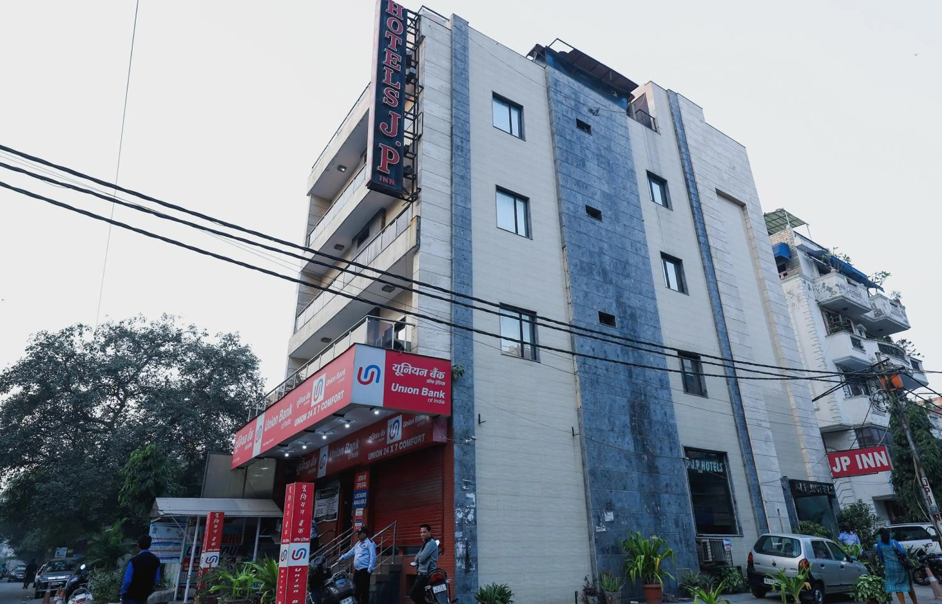 Facade/entrance in Super Hotel O J P Inn Near Patel Nagar Metro Station