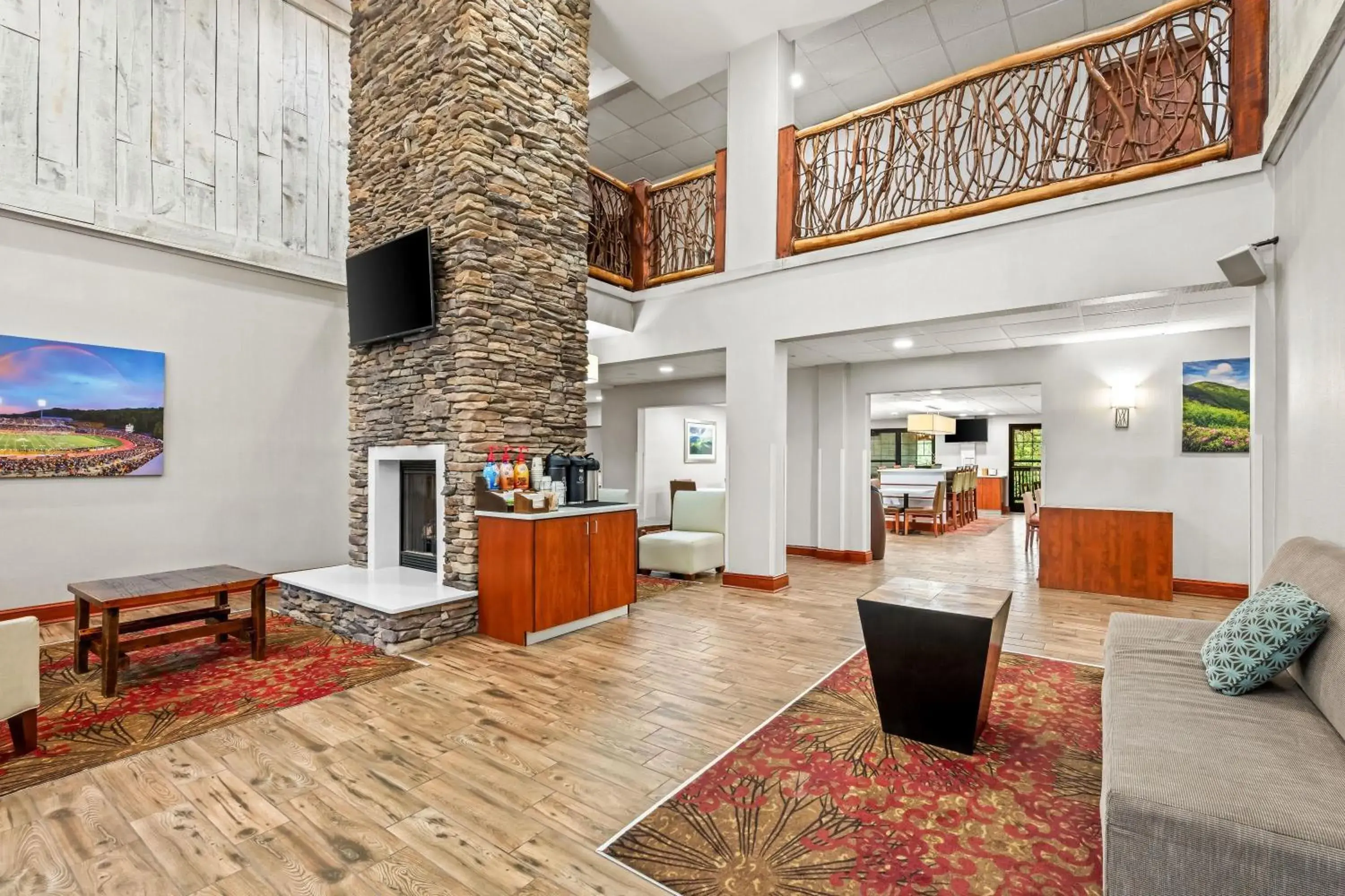 Lobby or reception in La Quinta by Wyndham Boone Lobby or reception in La Quinta by Wyndham Boone