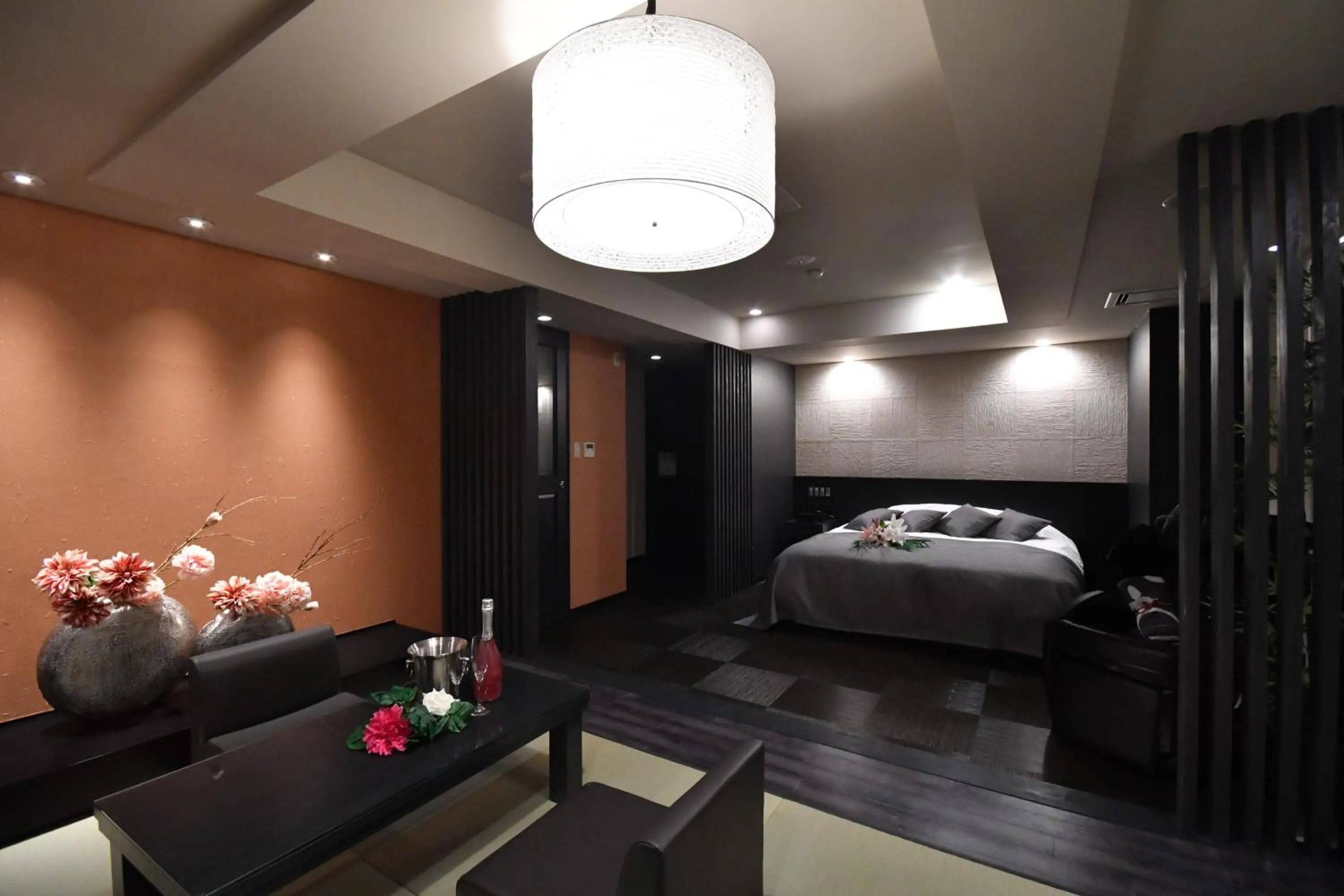 Bed in Hotel agehA cinq boutique (Adult Only)