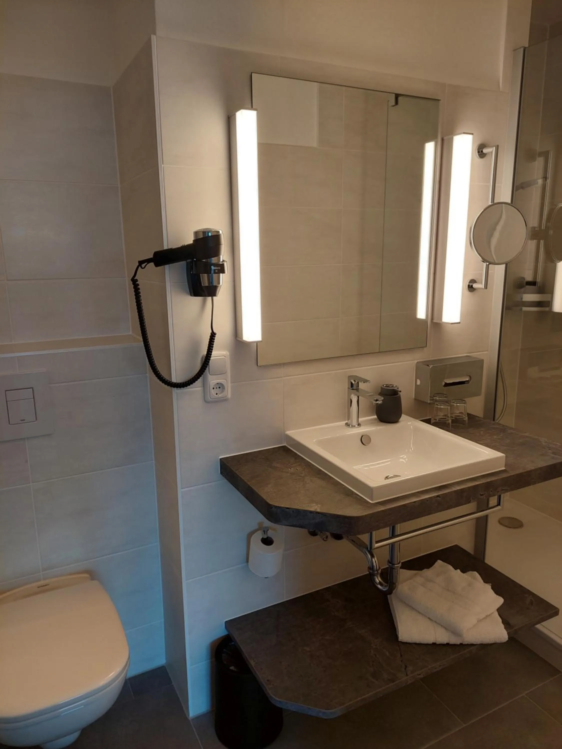 Shower in Hotel Stadt Gernsbach