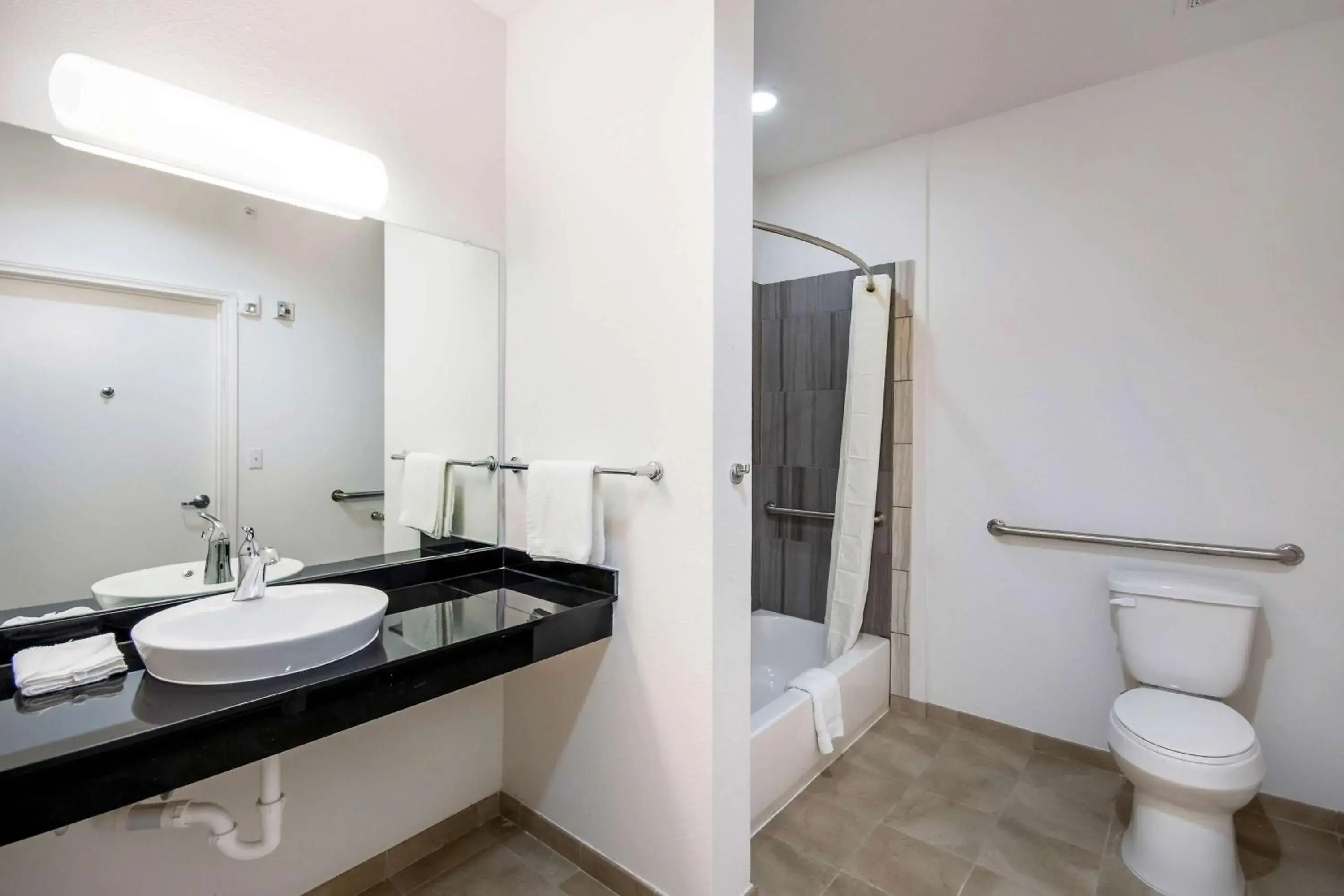 Toilet in Motel 6-Channelview, TX Toilet in Motel 6-Channelview, TX