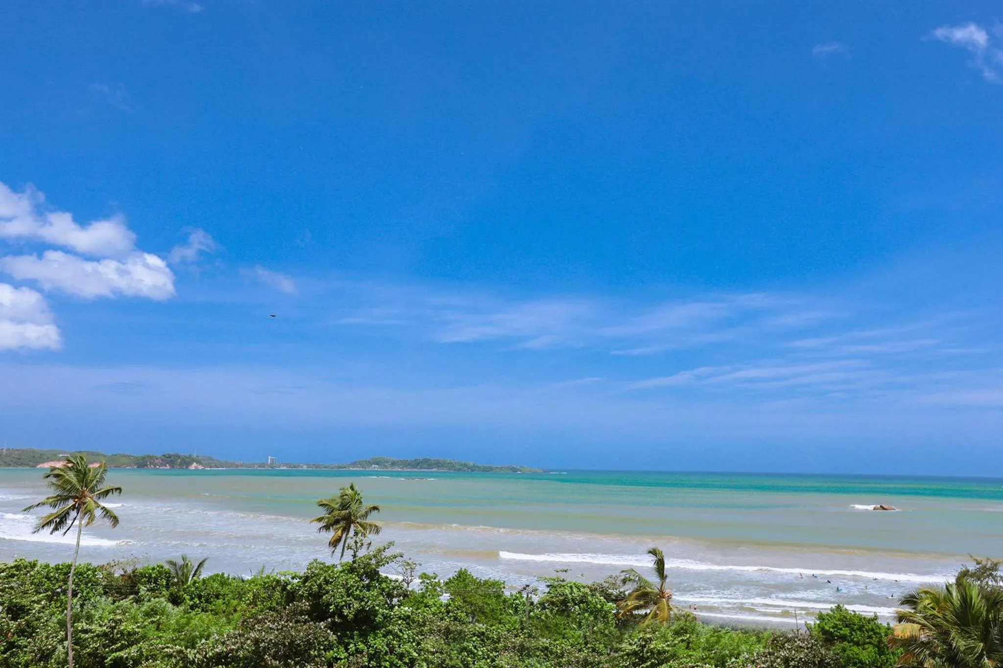 Natural landscape in Chill Bay Weligama