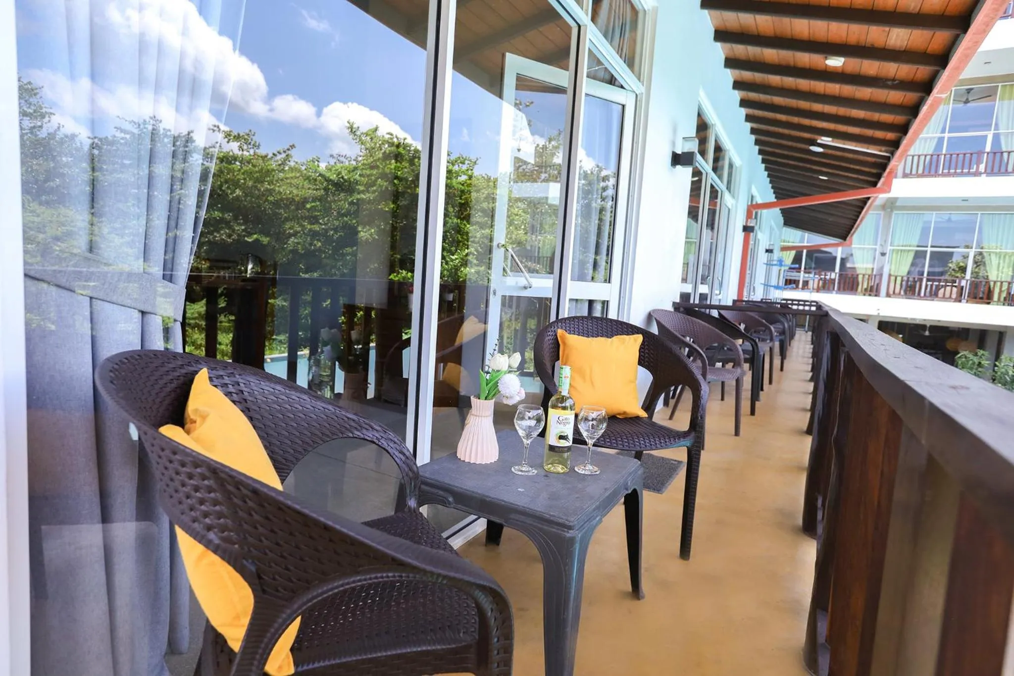 Balcony/Terrace in Chill Bay Weligama