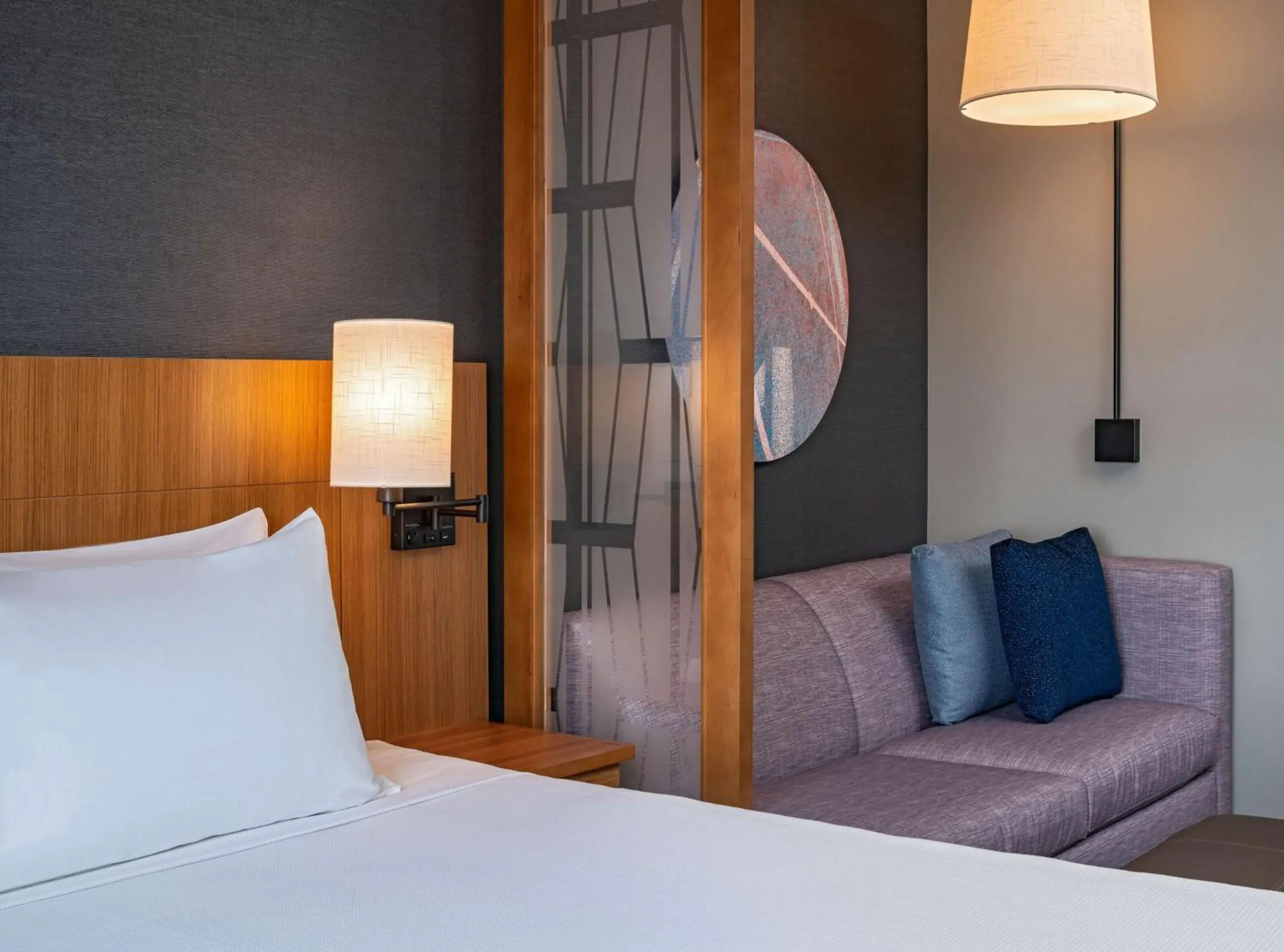 Bedroom, Bed in Hyatt Place Indianapolis Downtown Bedroom, Bed in Hyatt Place Indianapolis Downtown