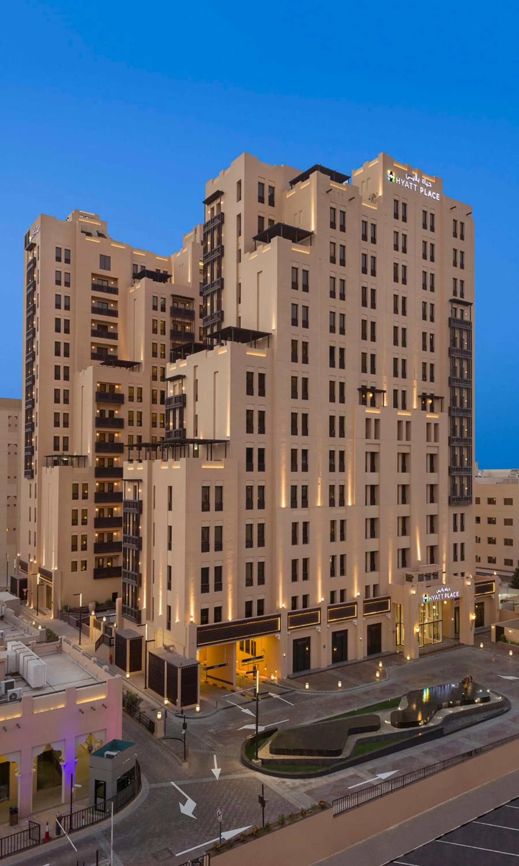 Property building in Hyatt Place Dubai Wasl District