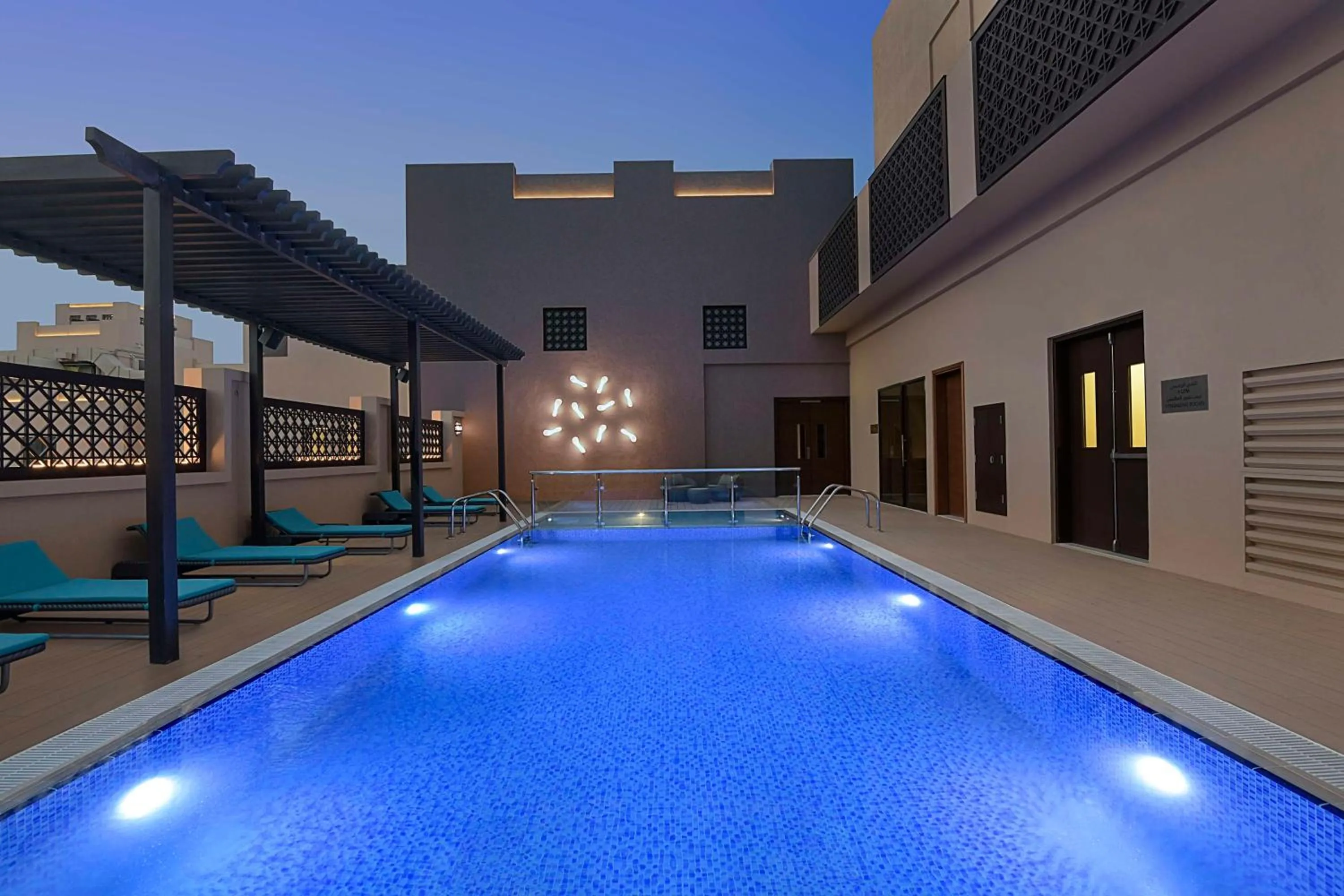 Swimming pool in Hyatt Place Dubai Wasl District
