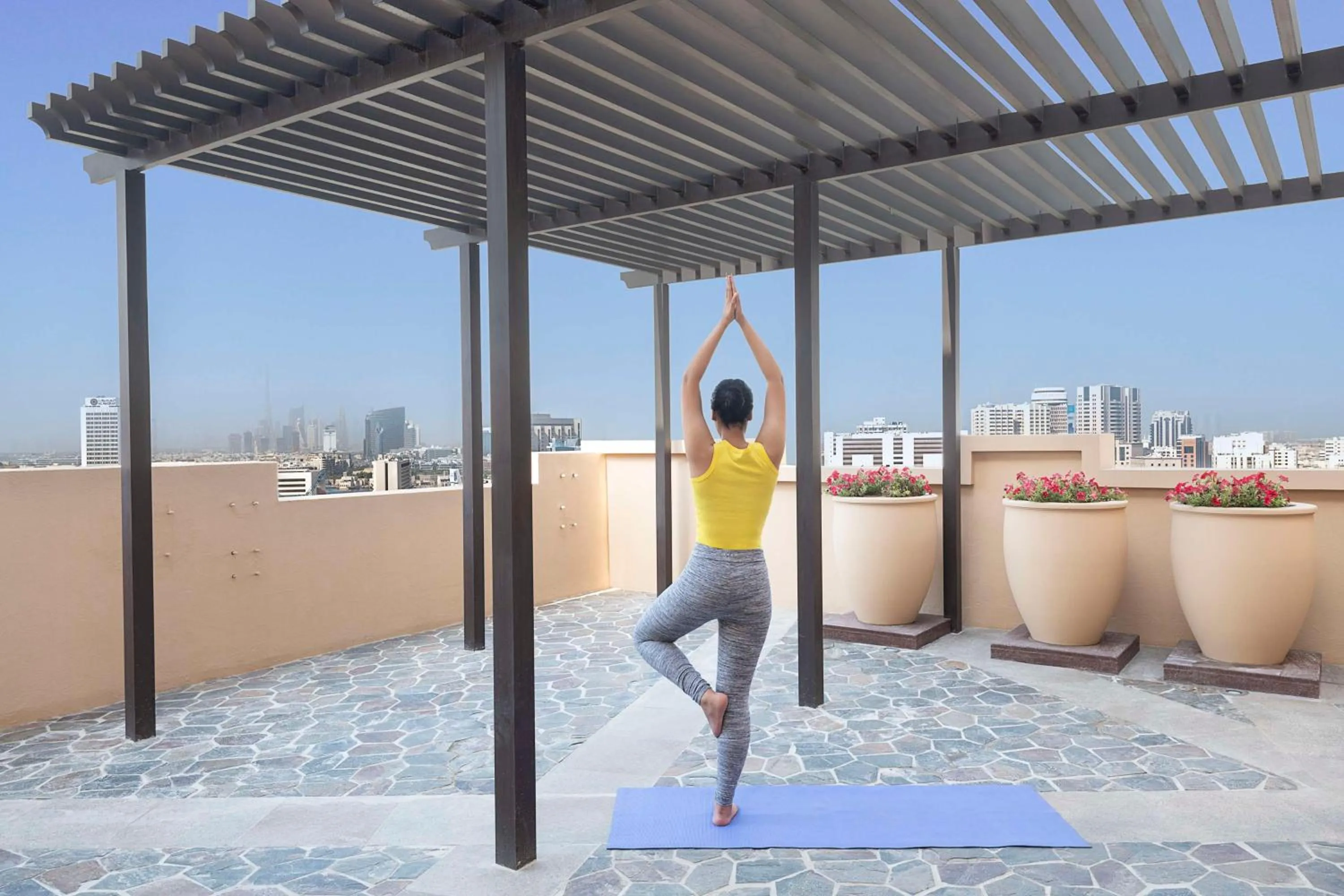 Fitness centre/facilities in Hyatt Place Dubai Wasl District