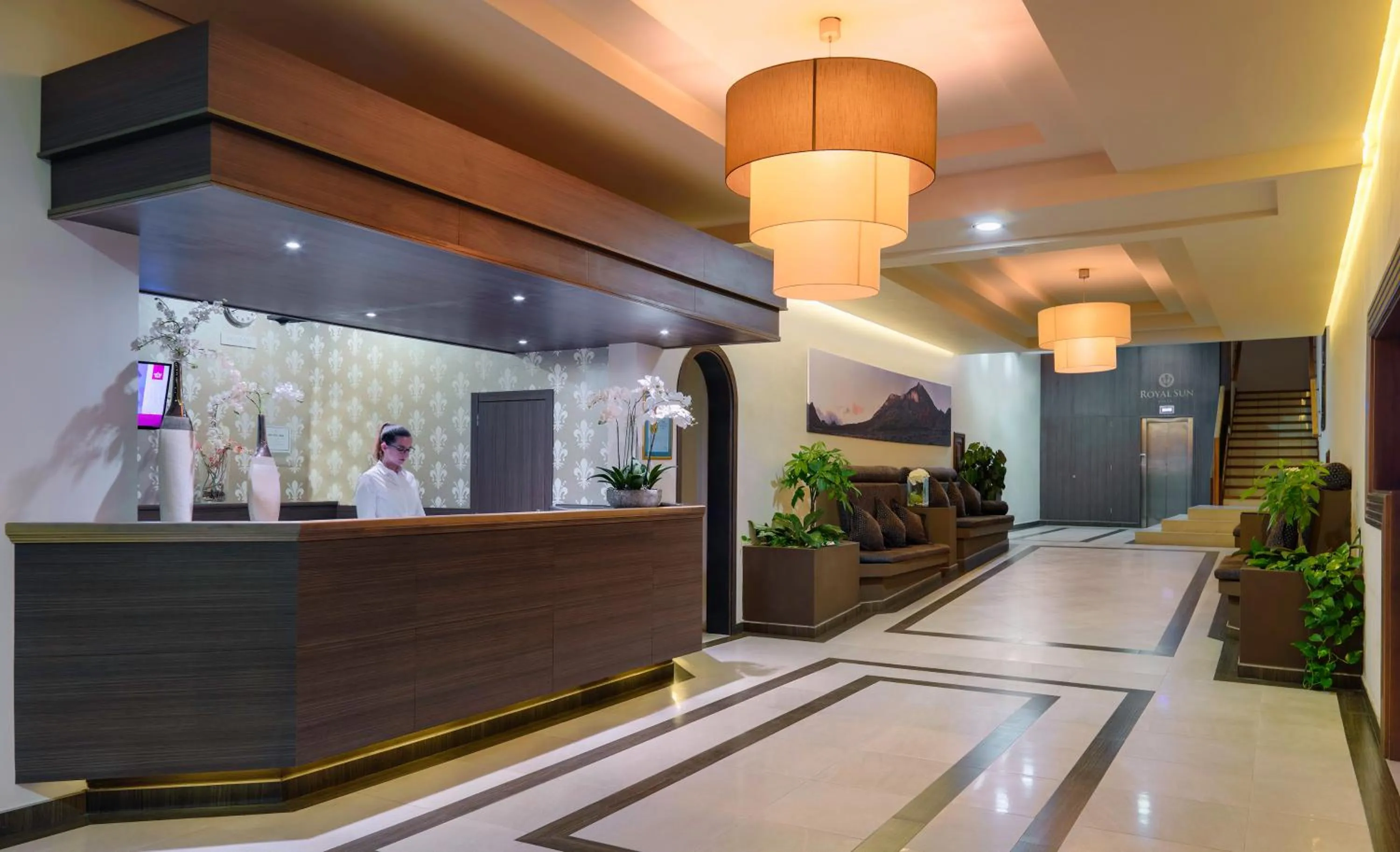 Lobby or reception in Royal Sun Resort