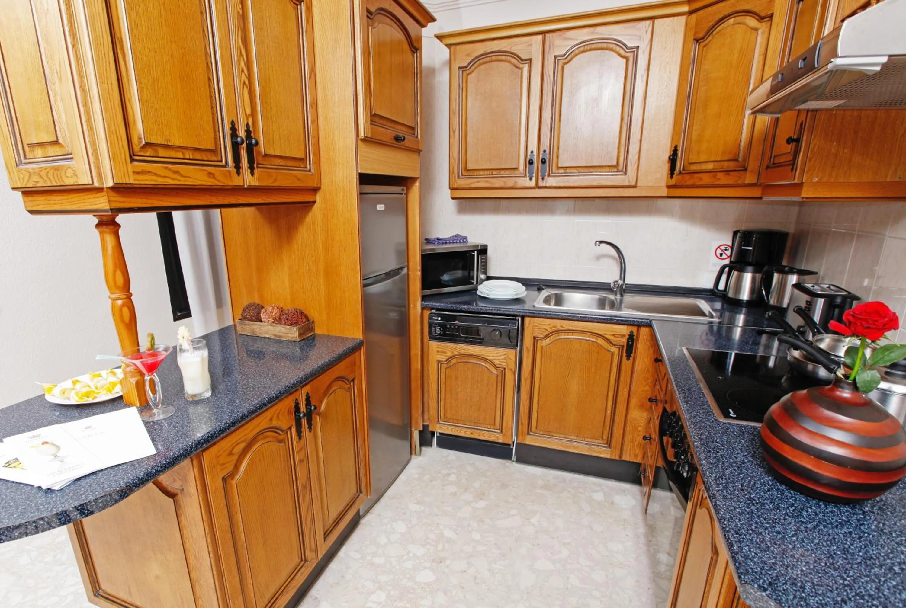 Kitchen or kitchenette in Royal Sun Resort
