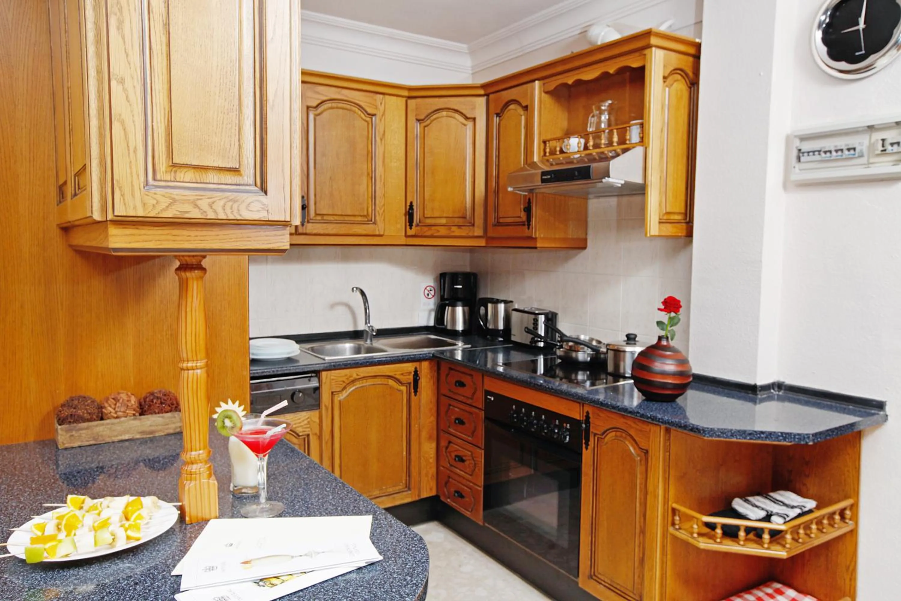 Kitchen or kitchenette in Royal Sun Resort