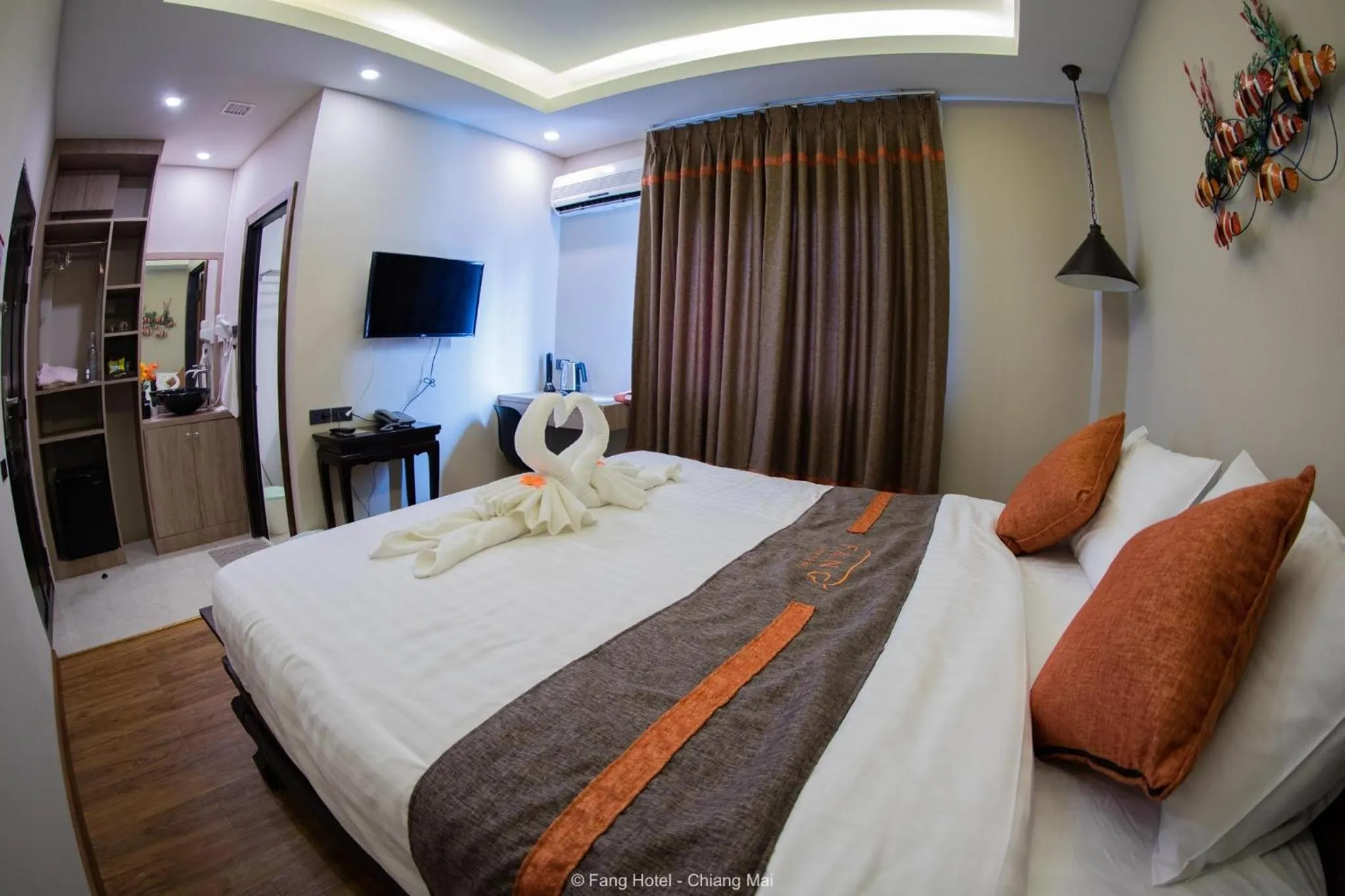 Photo of the whole room, Bed in Fang Chiang Mai โรงแรมแฟงเชียงใหม่