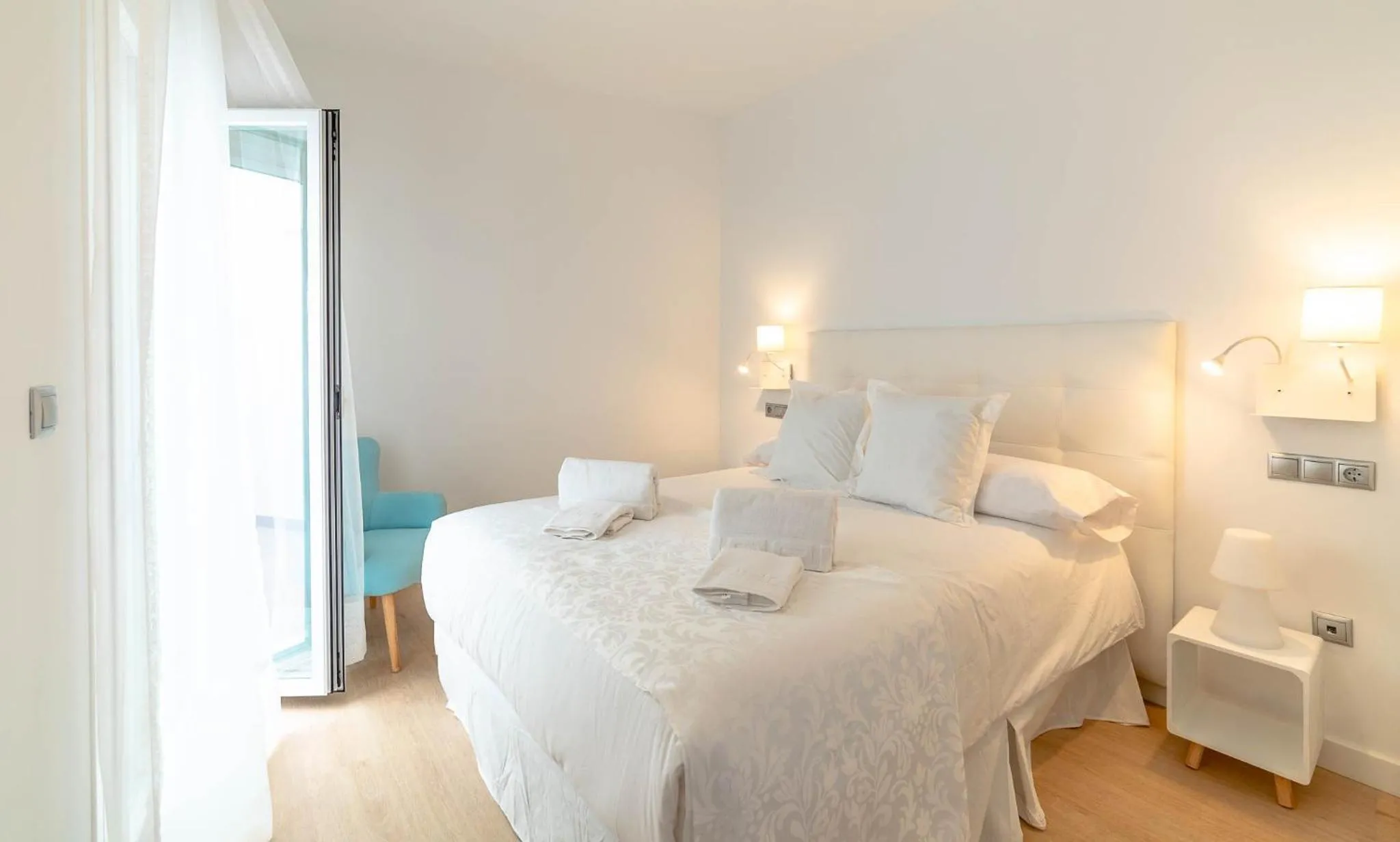 Bedroom, Bed in Palacio del Agua Apartamentos