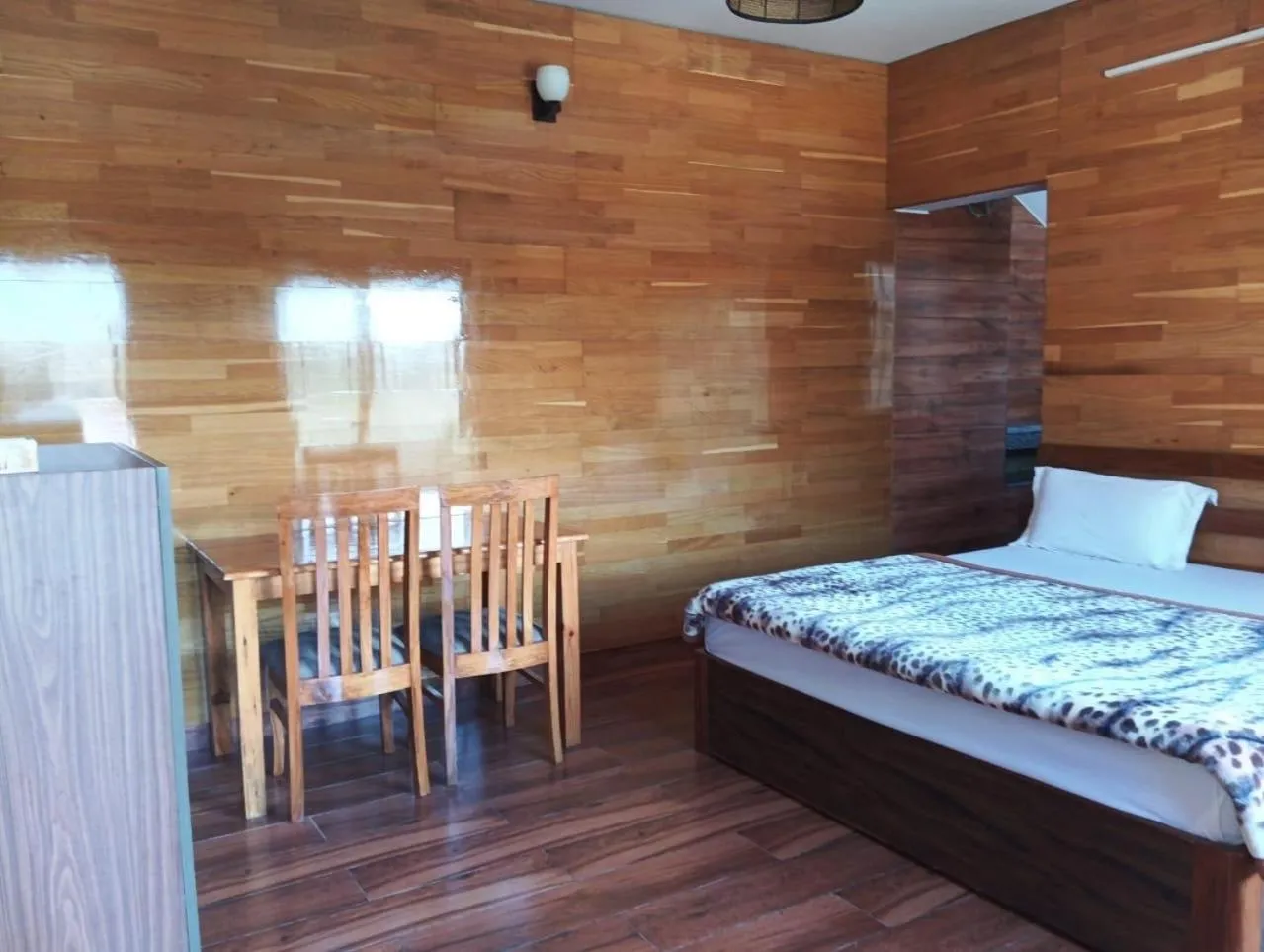 Bed in Khushi Cottage