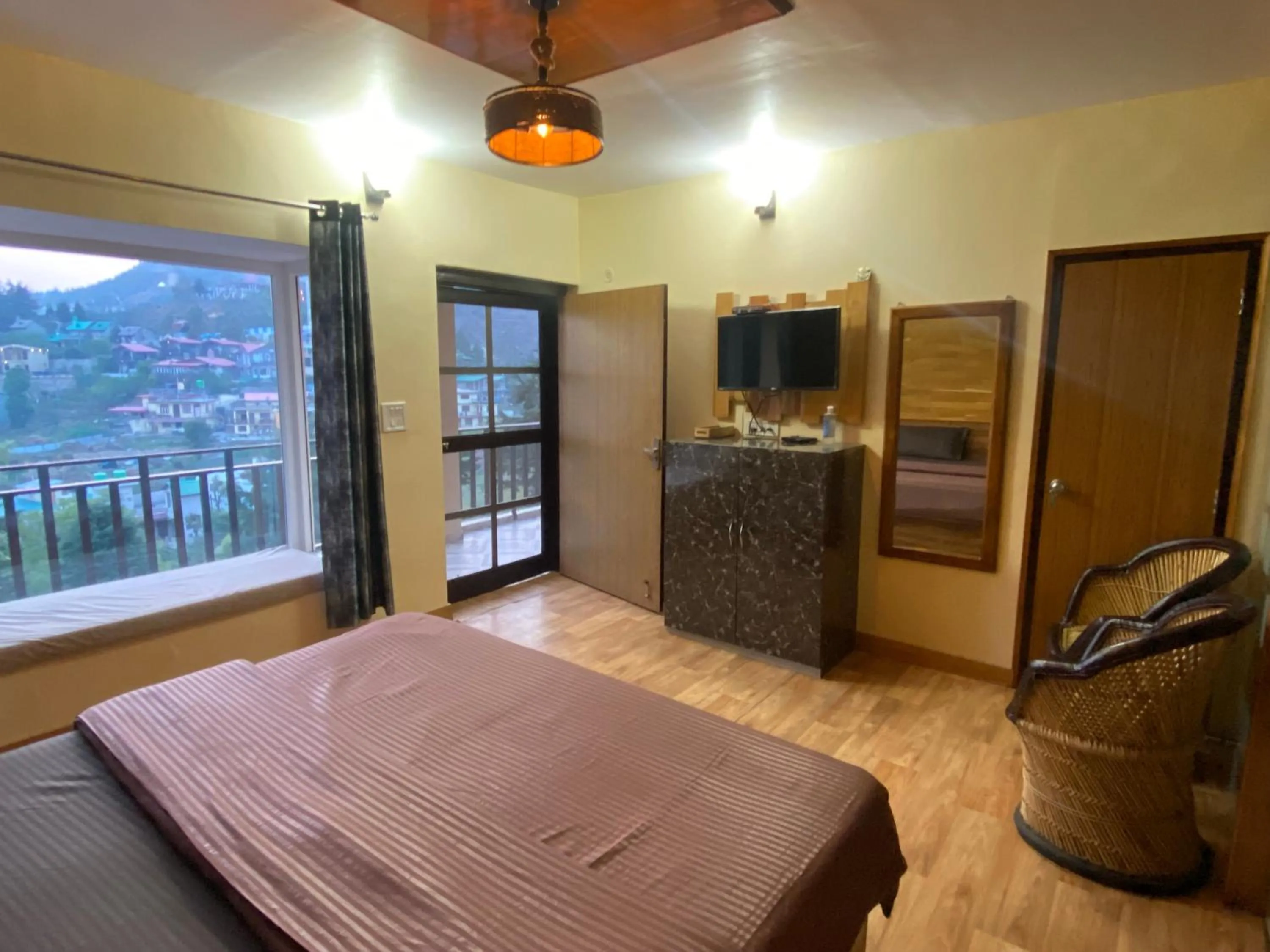 Bed in Khushi Cottage