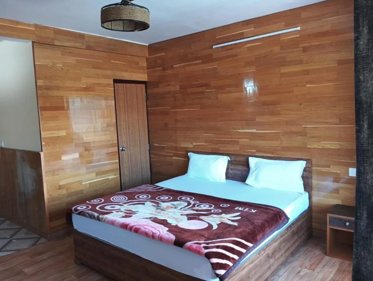 Bed in Khushi Cottage