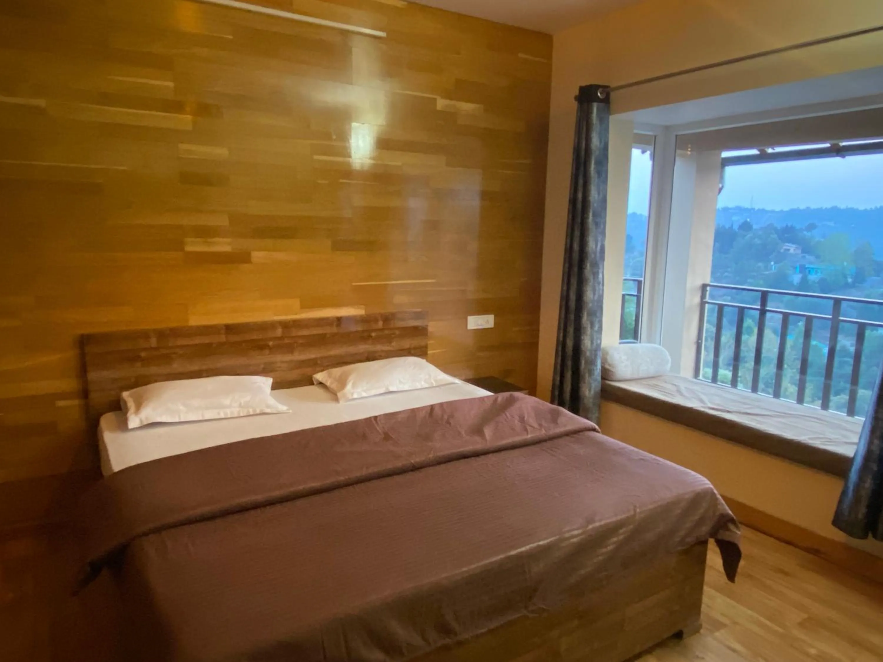 Bed in Khushi Cottage