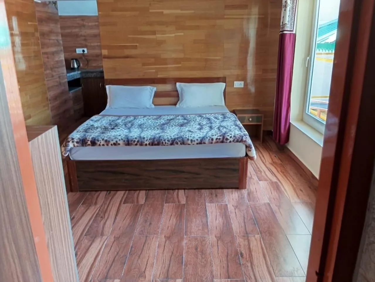 Bed in Khushi Cottage