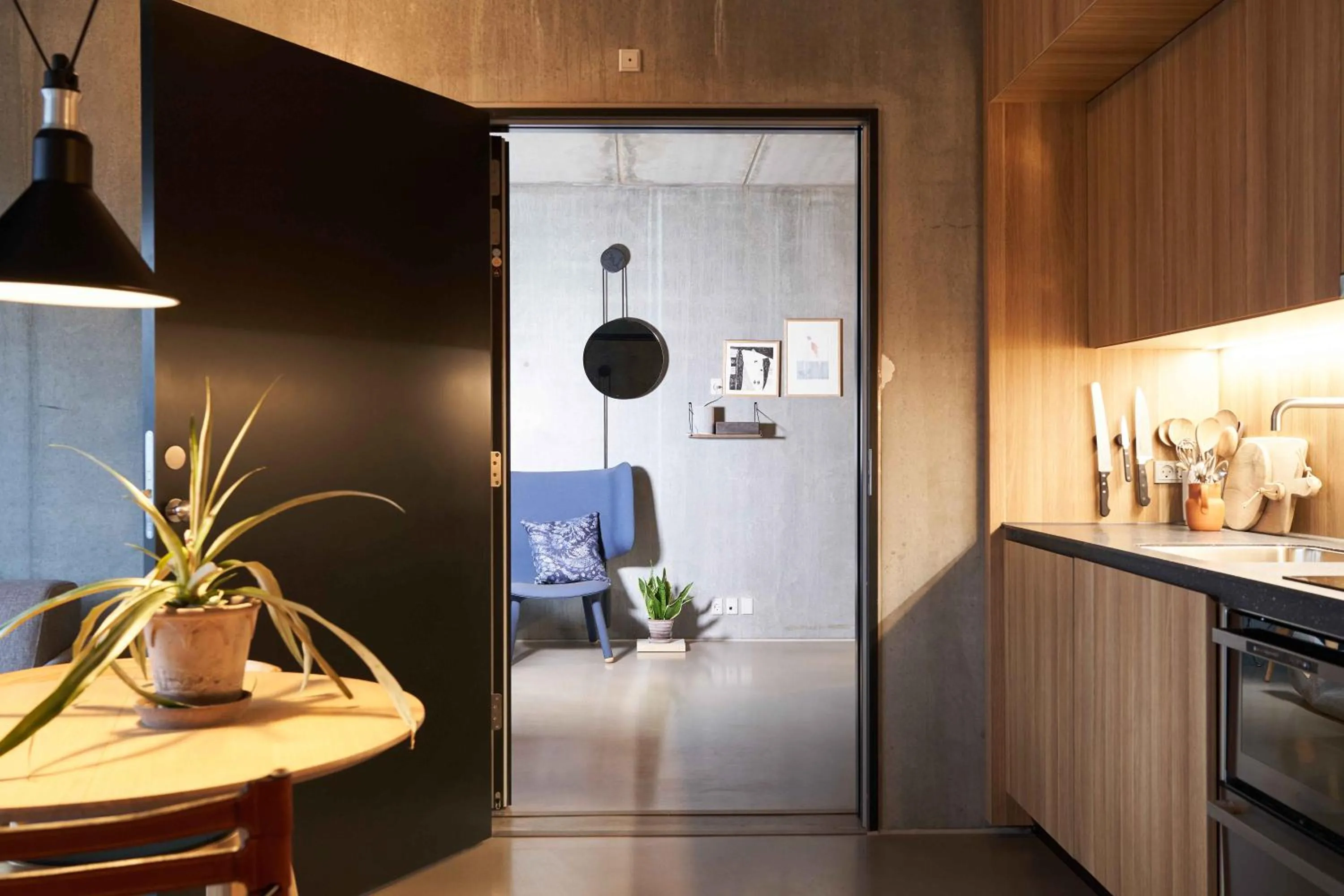 Kitchen or kitchenette in Hotel GUESTapart