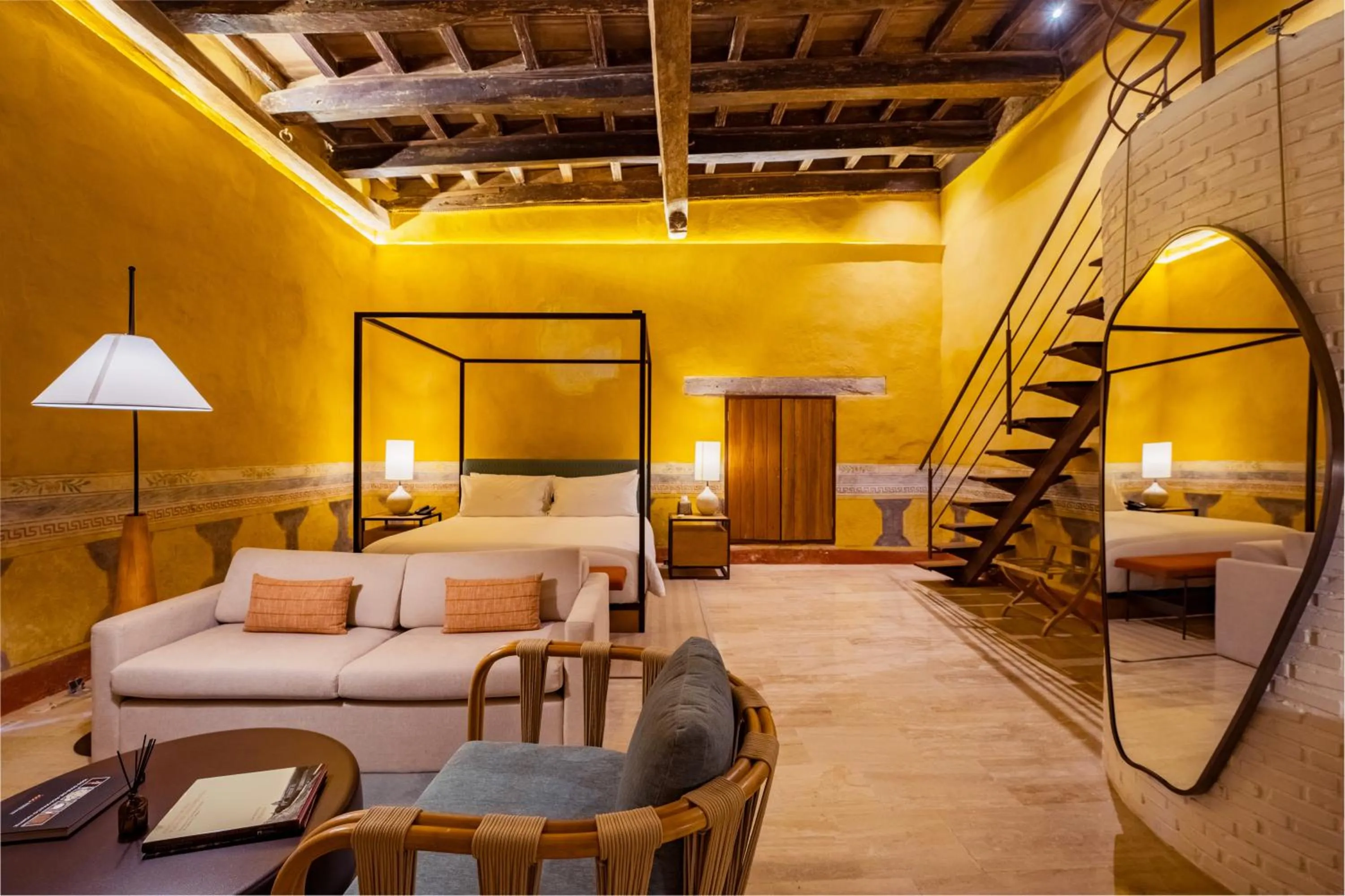 Bed in Casa Carolina Hotel Cartagena