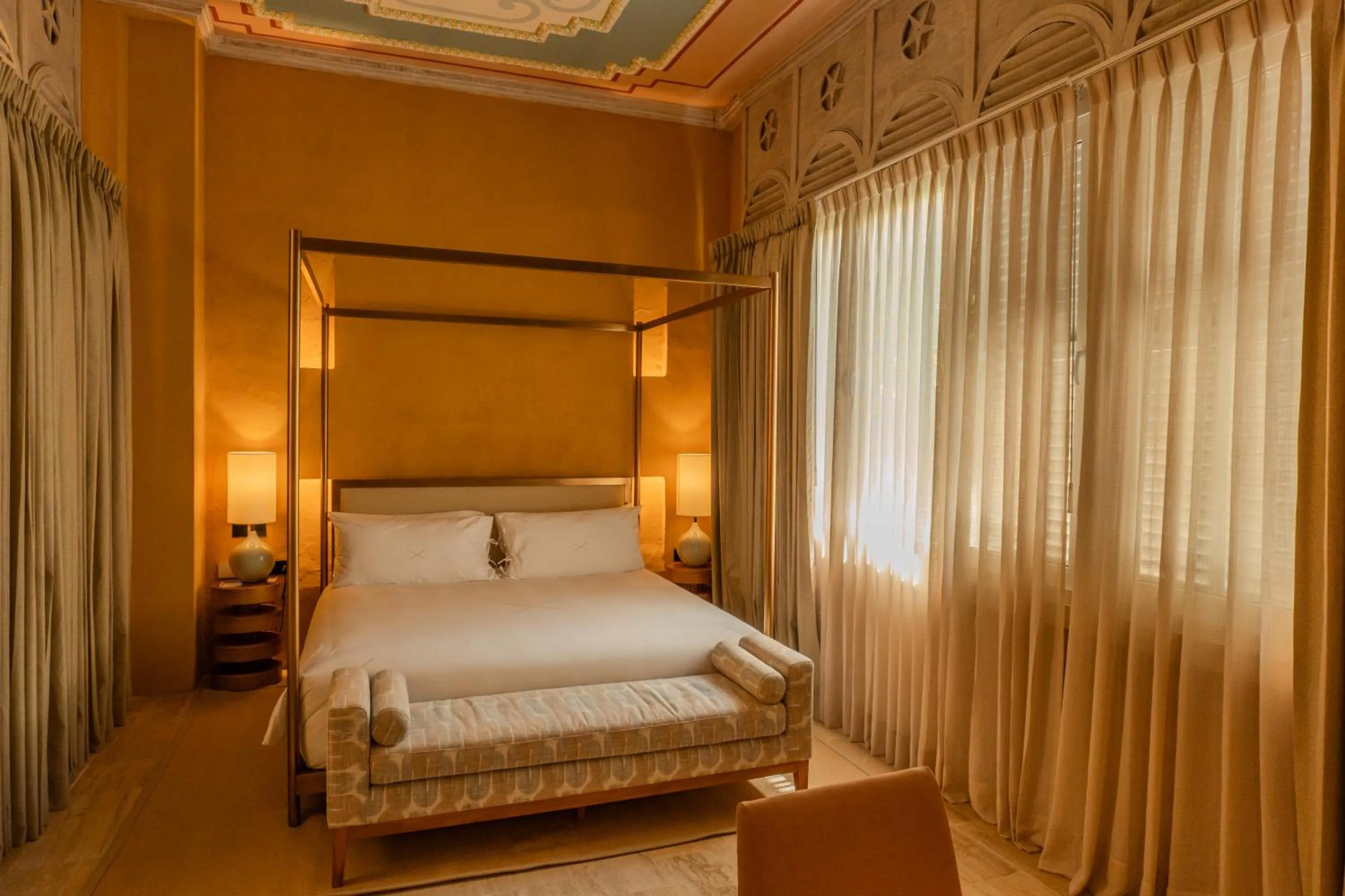 Bed in Casa Carolina Hotel Cartagena