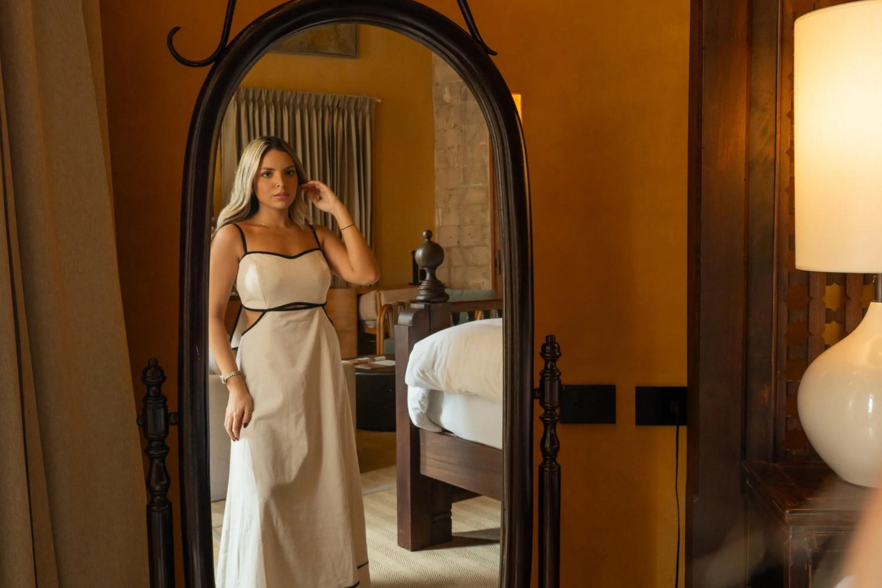 Bed in Casa Carolina Hotel Cartagena