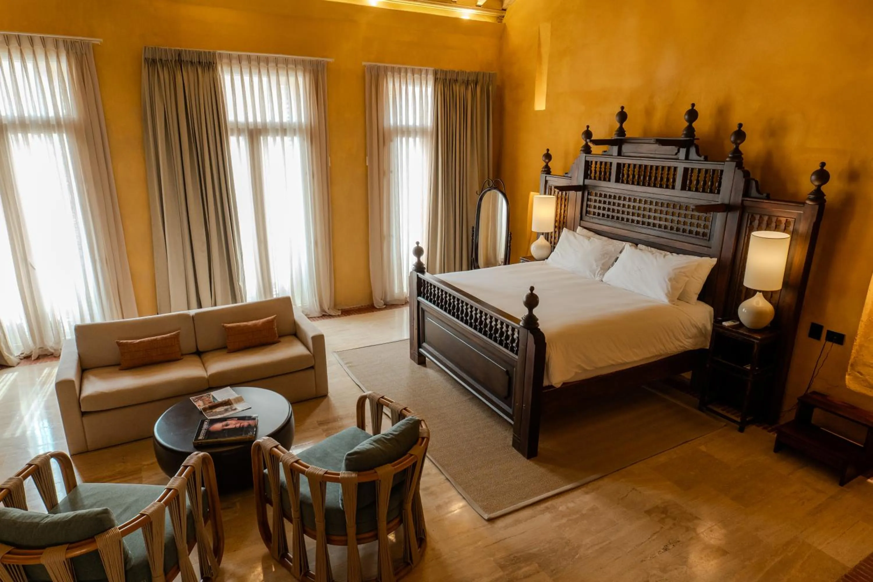 Bed in Casa Carolina Hotel Cartagena